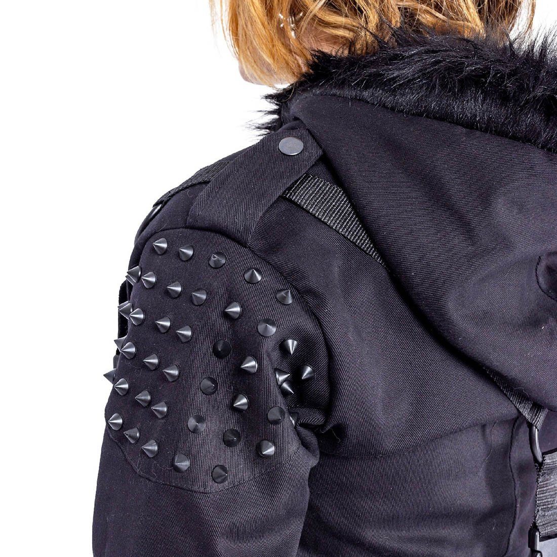 Heartless Wintermantel Asura Gothic Cyber Punk Nieten