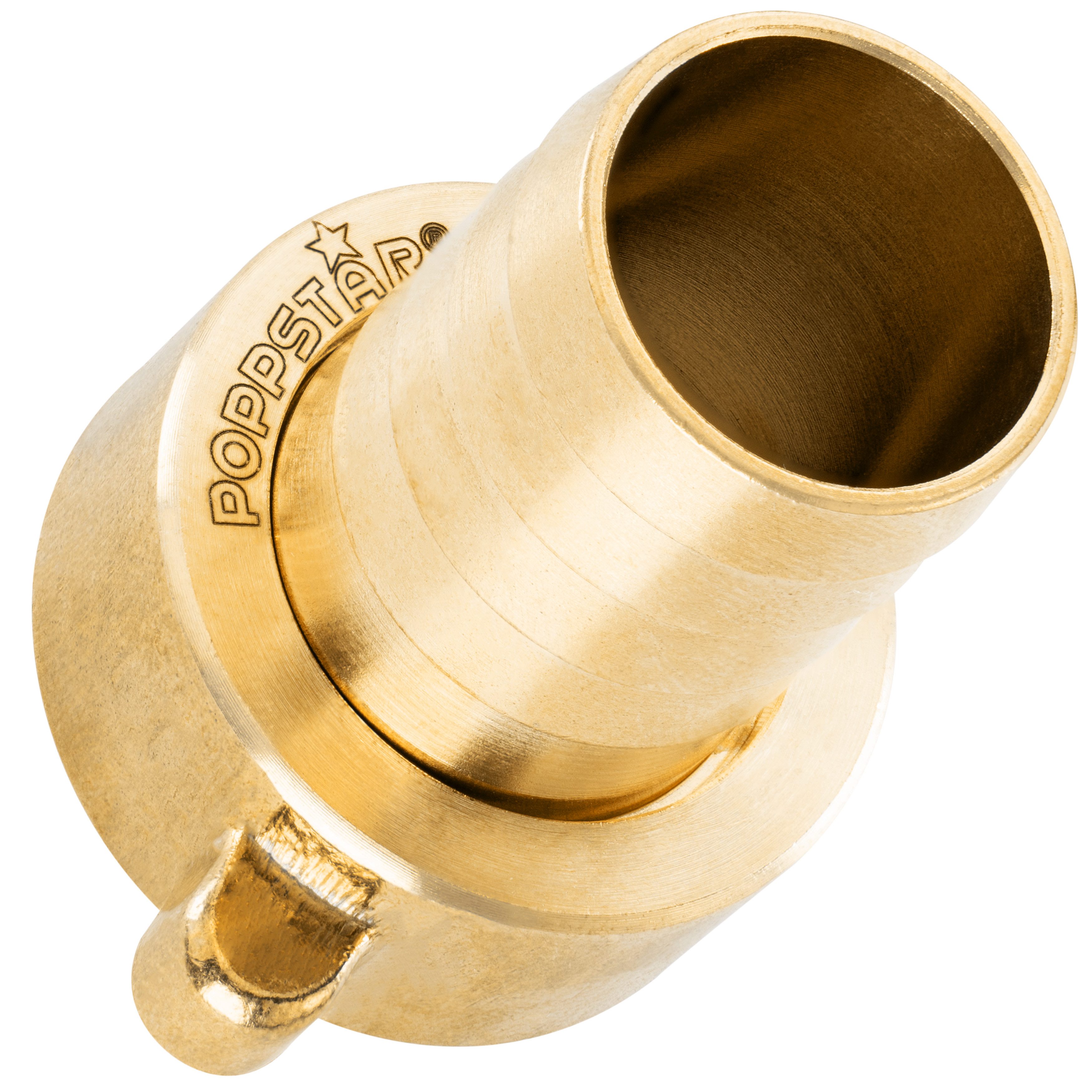 Poppstar Schlauchverschraubung 3/4" Messing Schlauchtülle mit Flachdichtung und Überwurfmutter, (1-tlg), 3/4“ Innengewinde auf Schlauchtülle 3/4 Zoll (19mm)