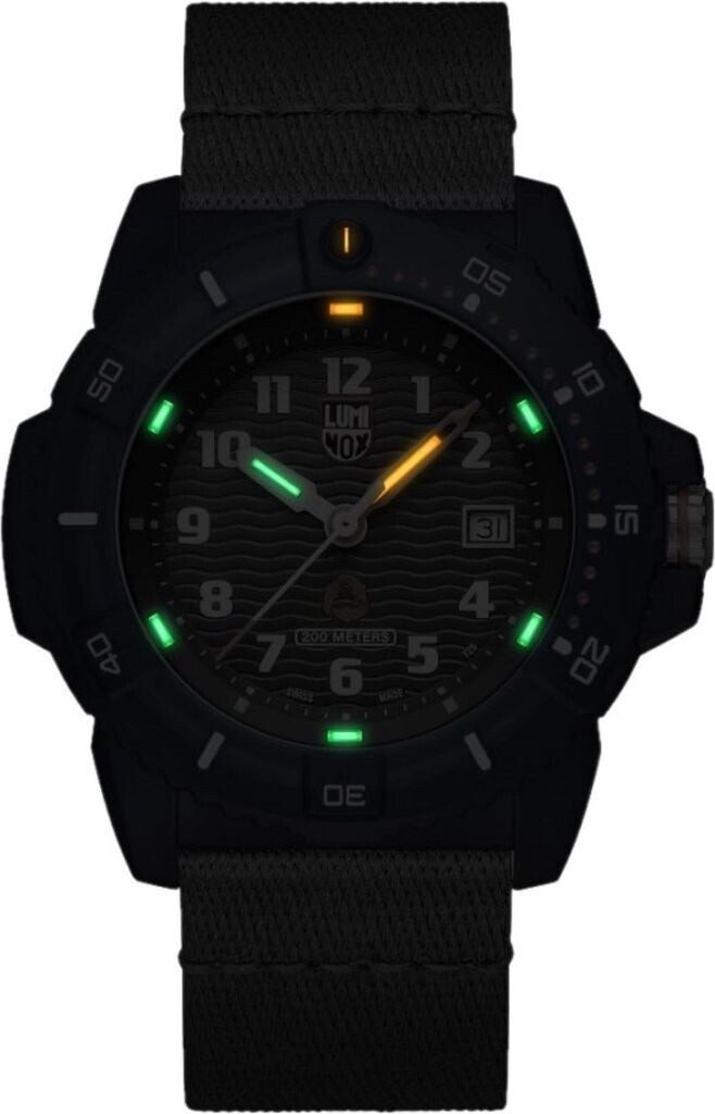 Luminox Schweizer Uhr Herren Uhr XS.8902.ECO, TIDE MATERIAL, BLUE/D.GREY Neu, Luminox Light Technology: Dauerhaftes Leuchten für bis zu 25 Jahre