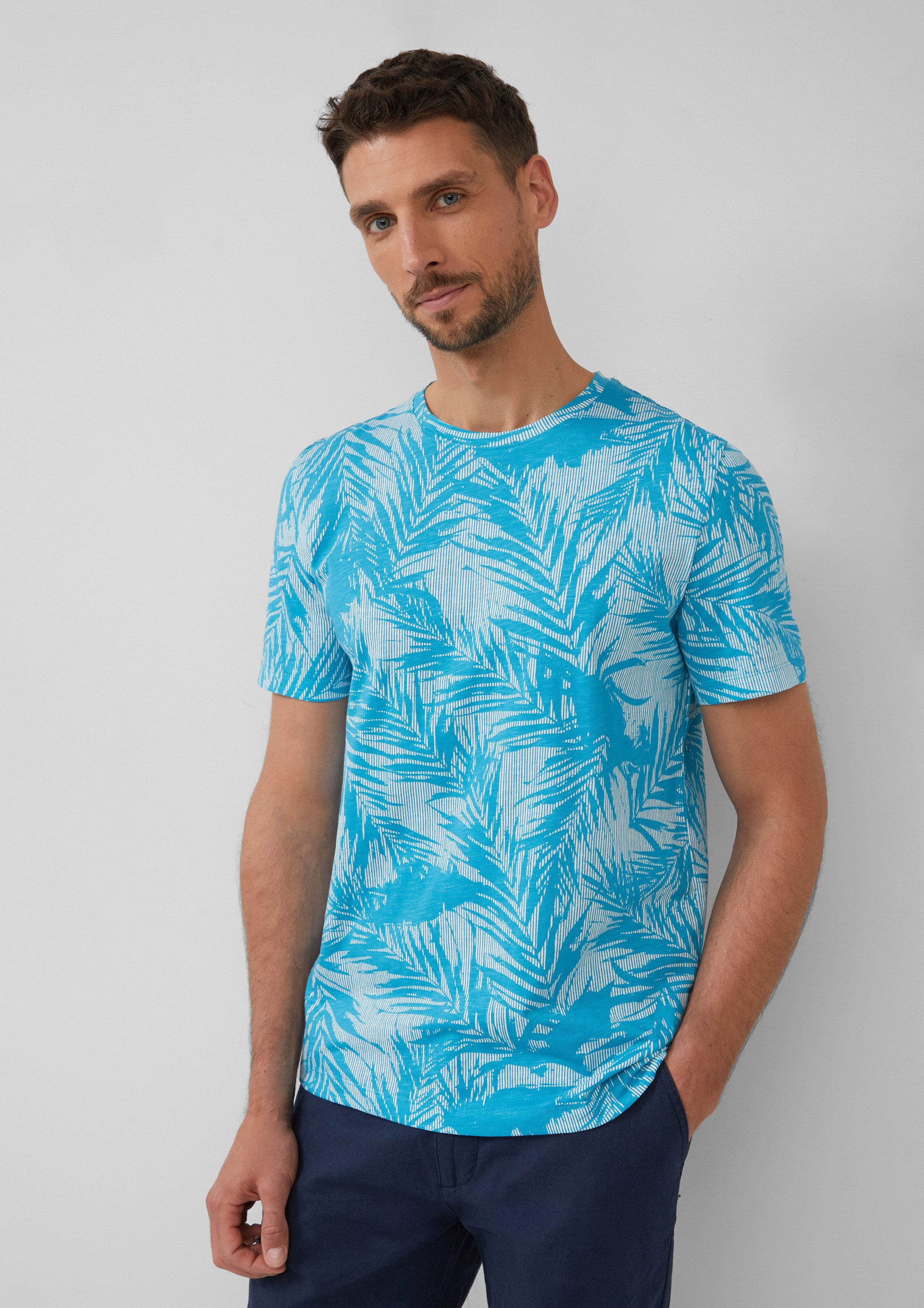 s.Oliver Kurzarmshirt T-Shirt T-Shirt mit Crew günstig online kaufen