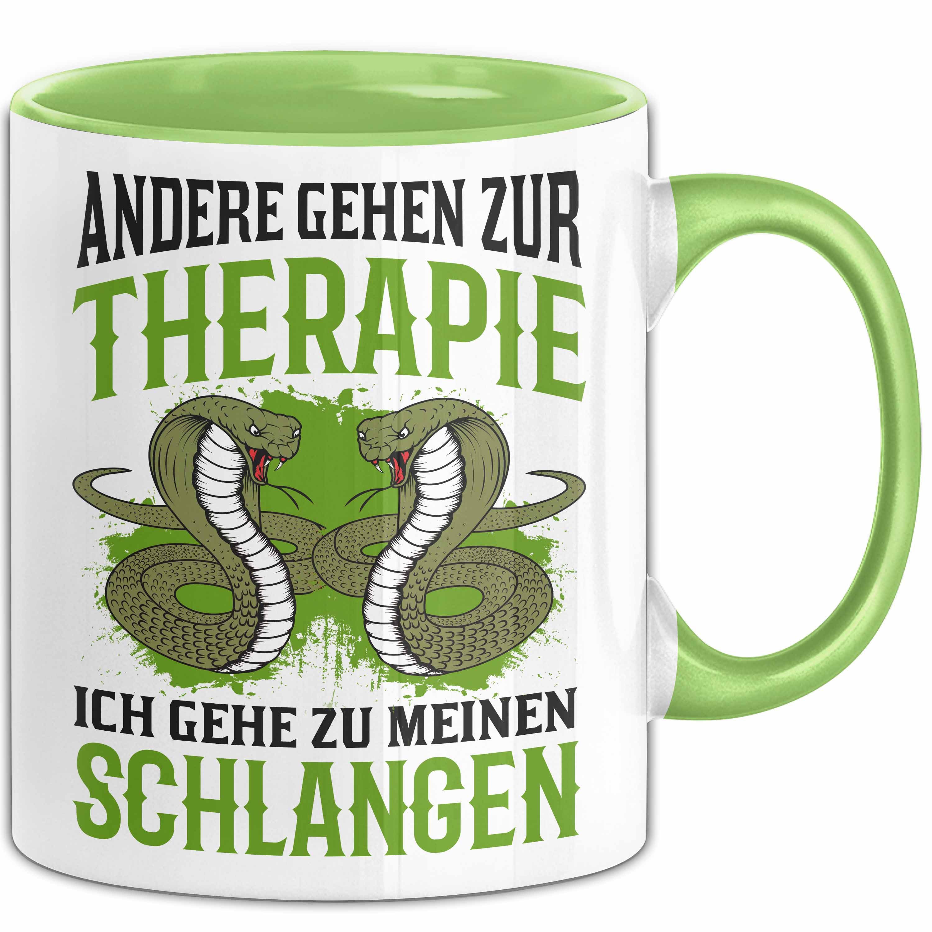 Andere Gehen Zur Therapie Ich Muss Nur Stricken Trendation Tasse Schlangen Tasse Geschenk Andere Gehen Zur Therapie Ich