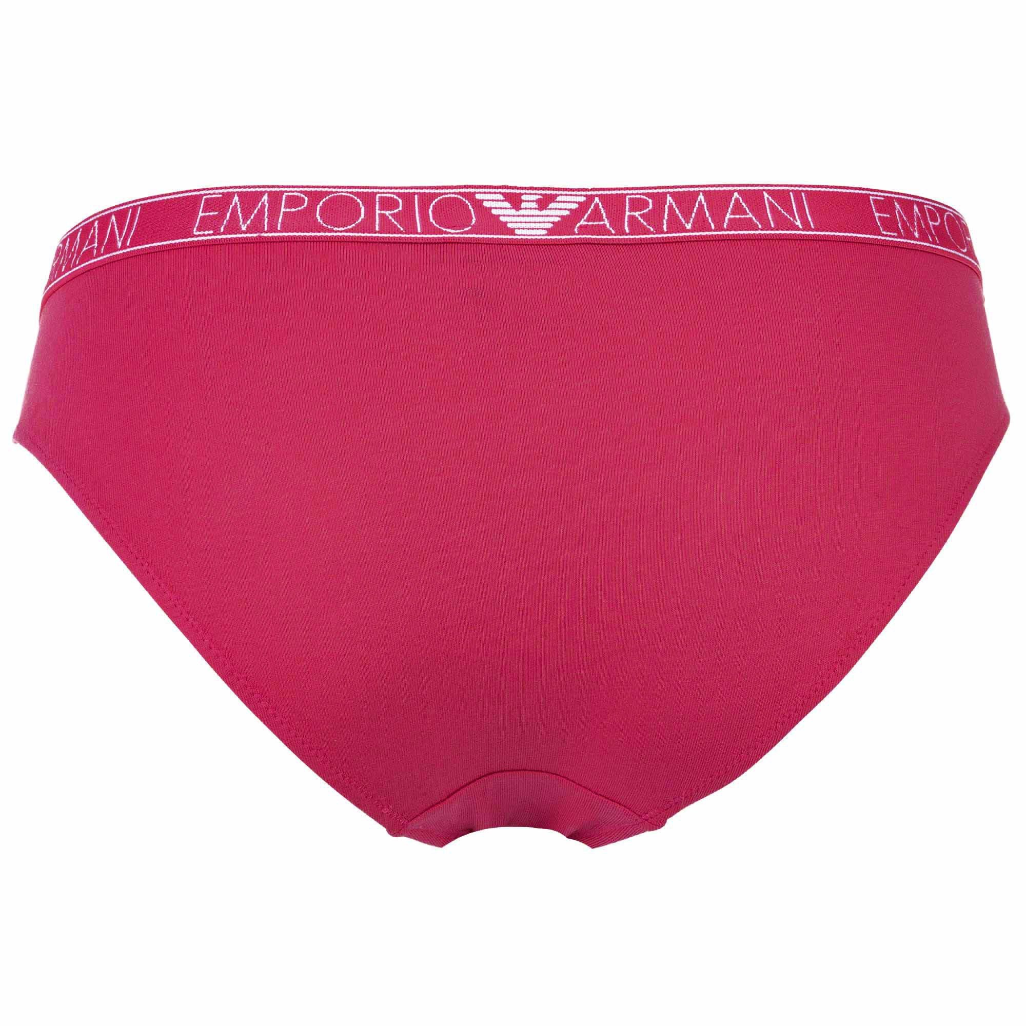 Emporio Armani Slip Damen Slip 2er Pack Baumwolle Essential Studs Logo (Packung, 2er Pack)