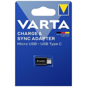 VARTA Charge & Sync Adapter Micro USB - USB Type C USB-Adapter