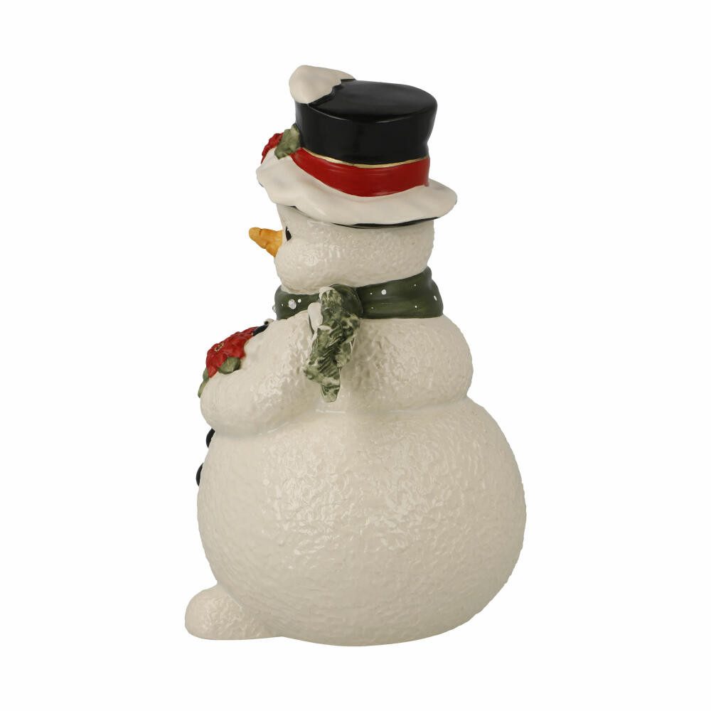 Goebel Dekofigur Schneemann - Im verschneiten Garten