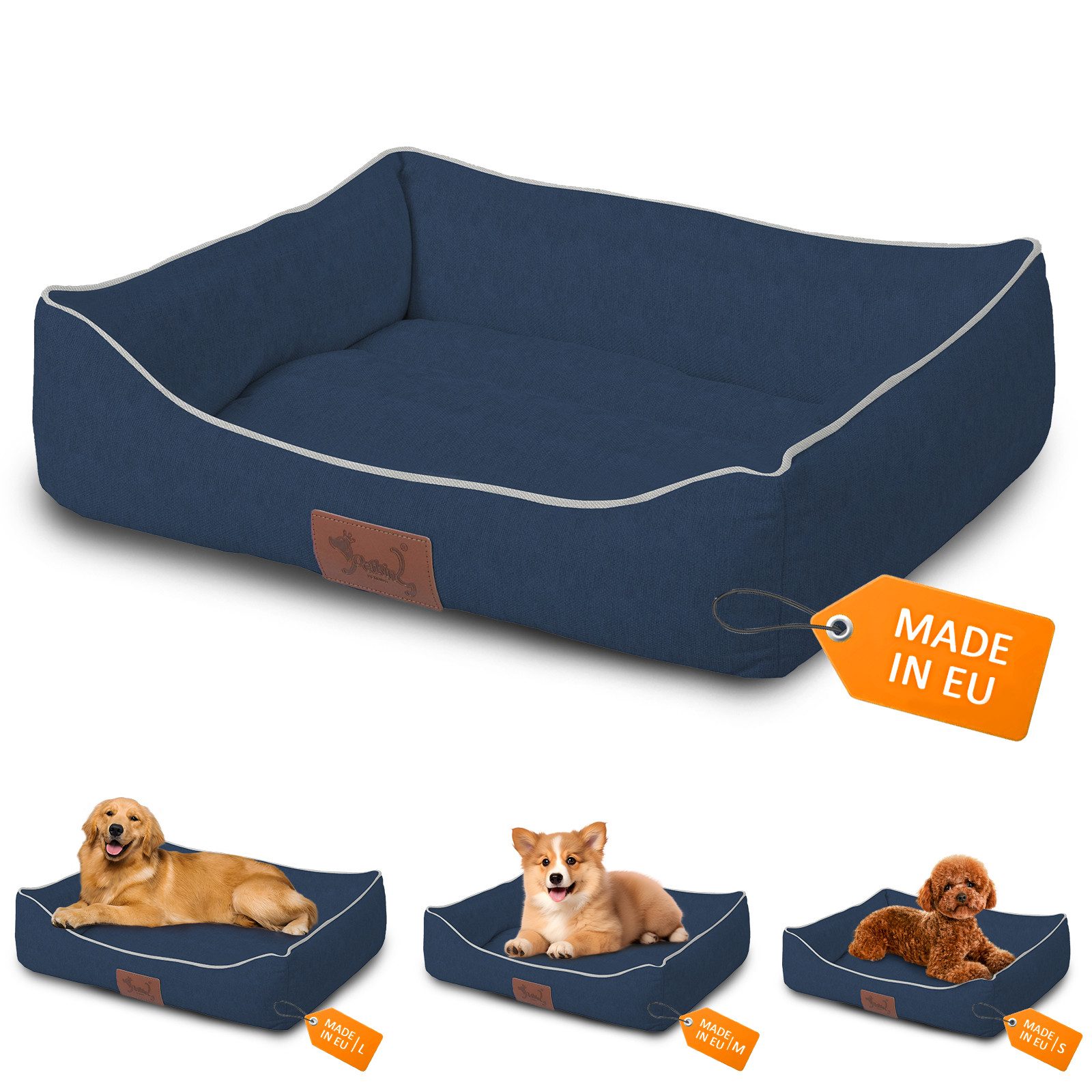 TopMeow Tierbett Canvas Serie Hundebett, Made günstig online kaufen