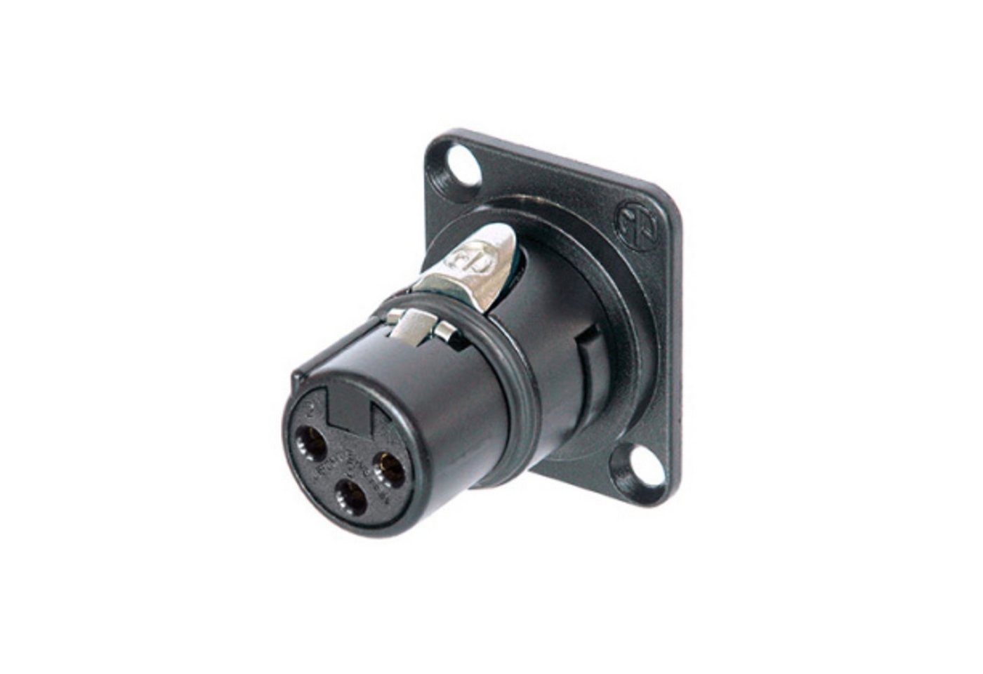 Thumbnail - Neutrik Lautsprecherstecker, (NM3FD-B XLR-Buchsen-Modul Kabelstecker geeignet für Audio- und Musikgeräte, Stecker & Adap...