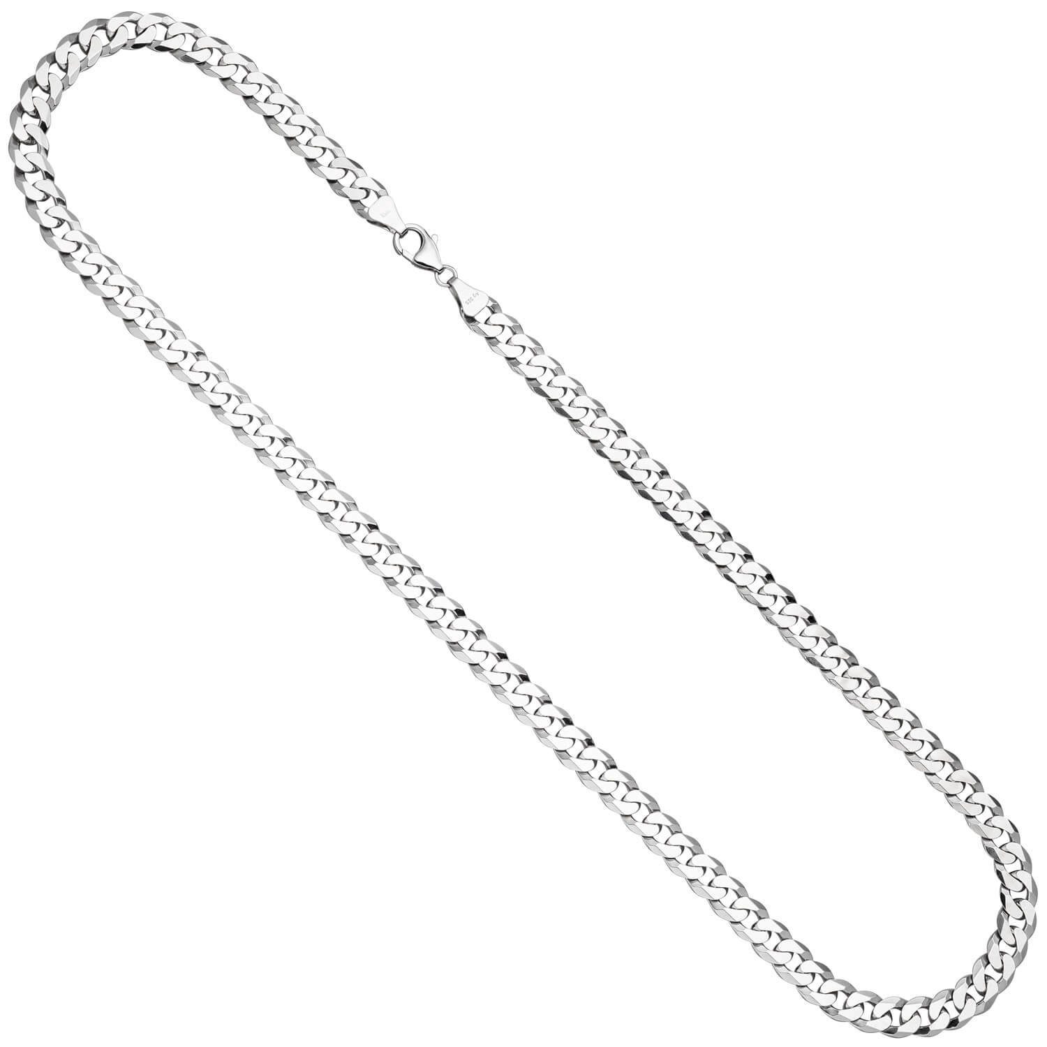 Panzerkette 7,7mm Panzerkette aus 925 Silber, 55cm