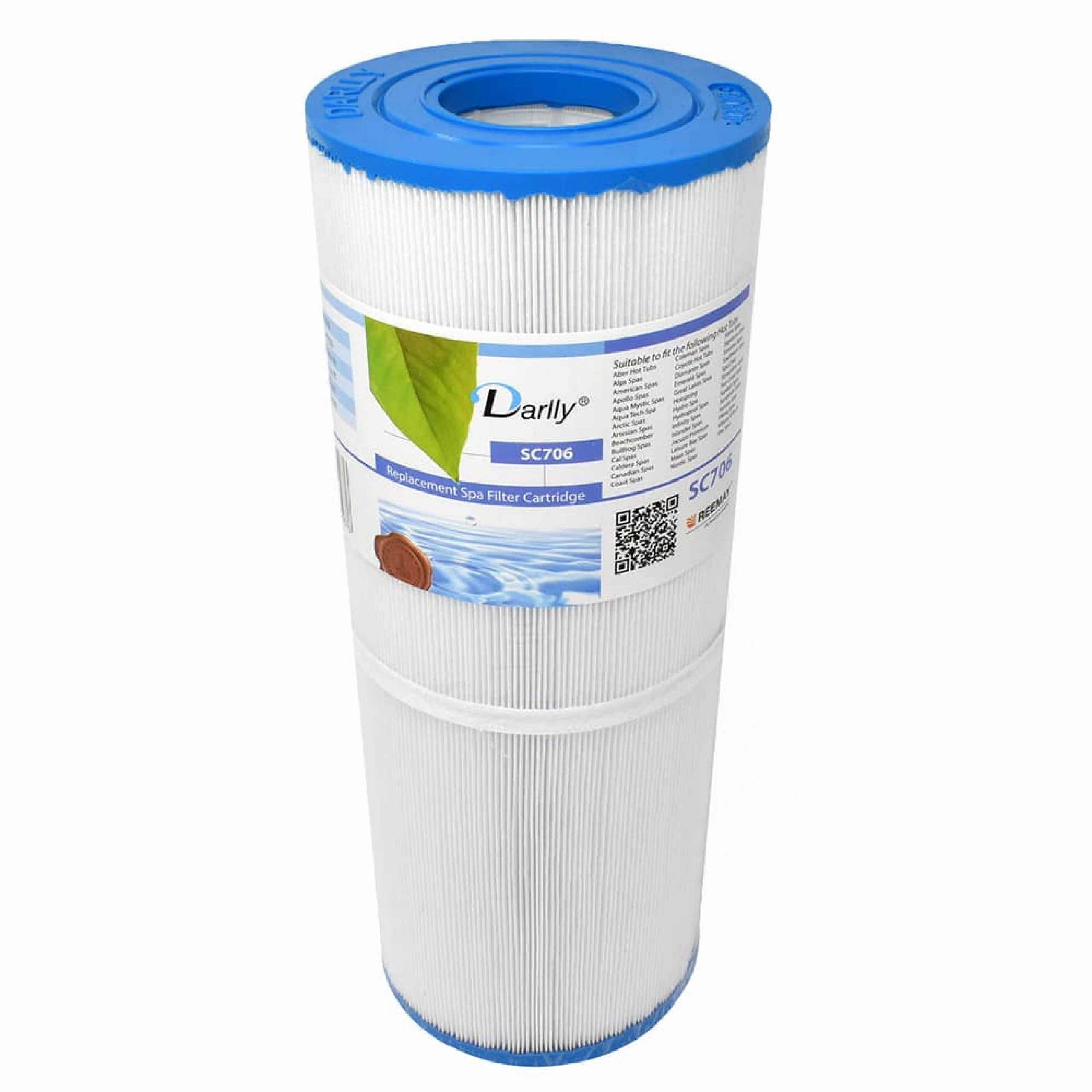 Darlly® Filtro Sostitutivo SC706 Per Spa E Jacuzzi - 34x13 Cm - Adatto Per American Jacuzzi, Leisure Bay, Cal Spa E Molti Altri