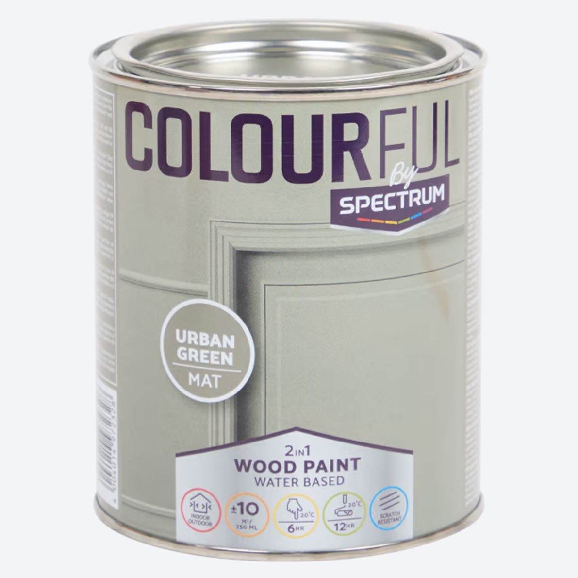 Spectrum Lack Colourful Möbellack 750 ml Urban Green Matt