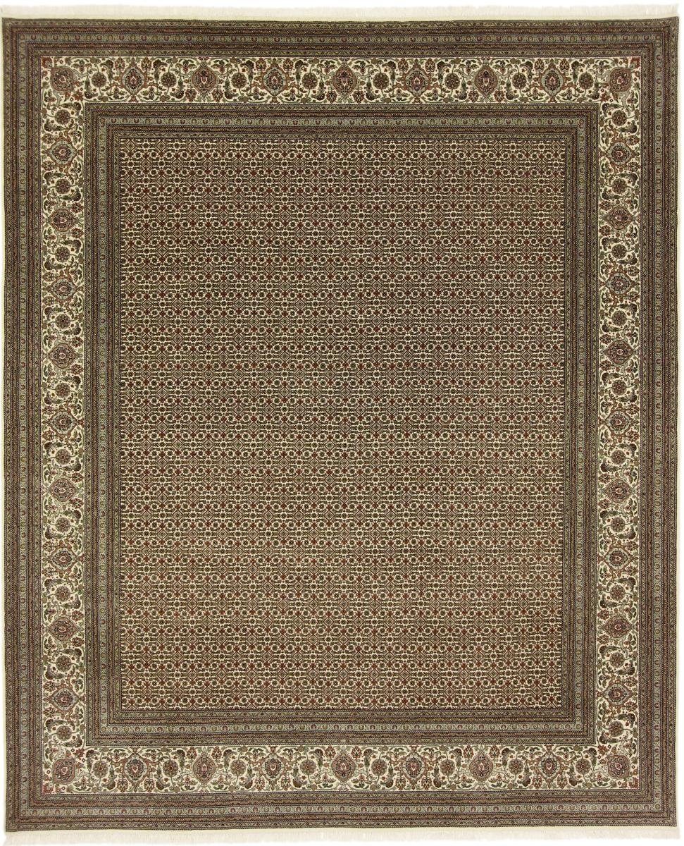 Orientteppich Indo Täbriz Mahi 253x305 Handgeknüpfter Orientteppich, Nain Trading, rechteckig, Höhe: 12 mm