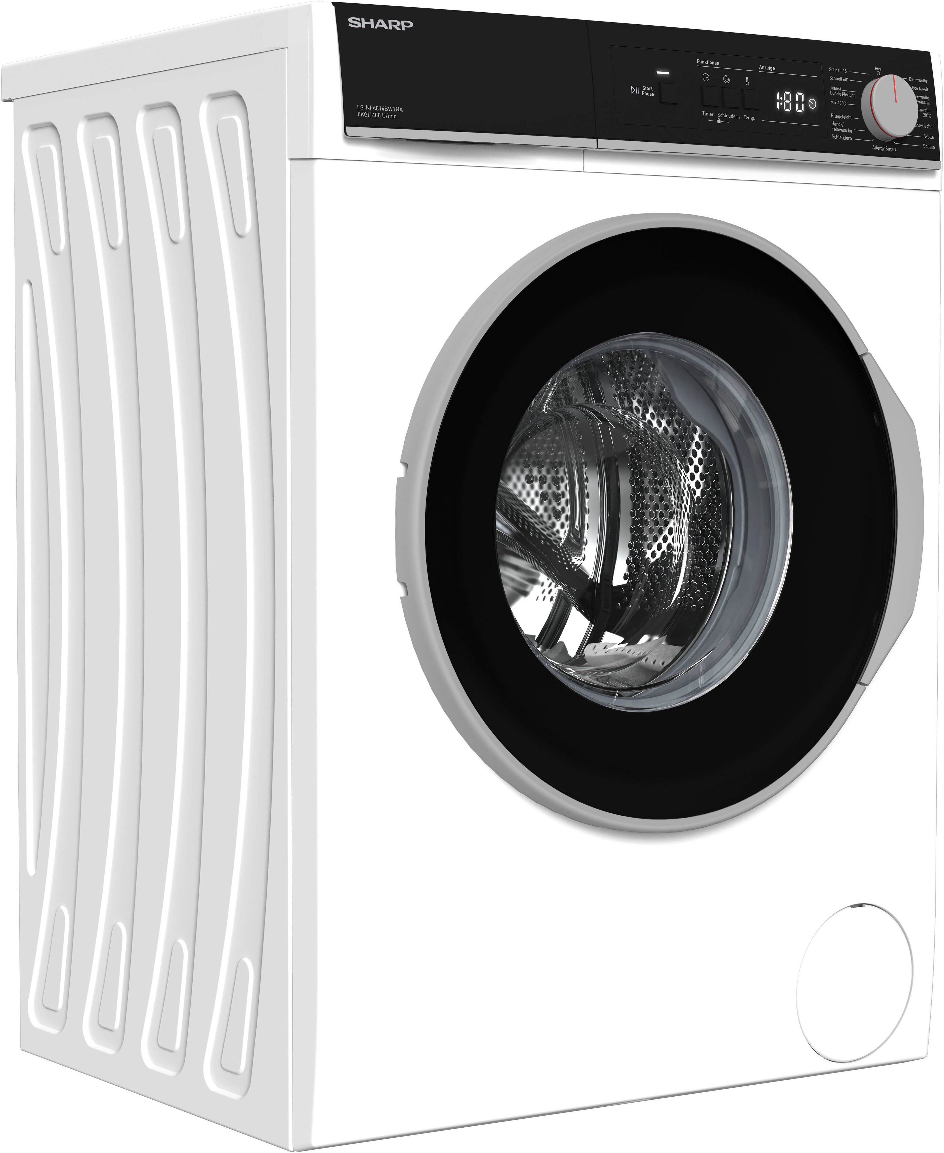Waschmaschine ES-NFA814BW1NA-DE
