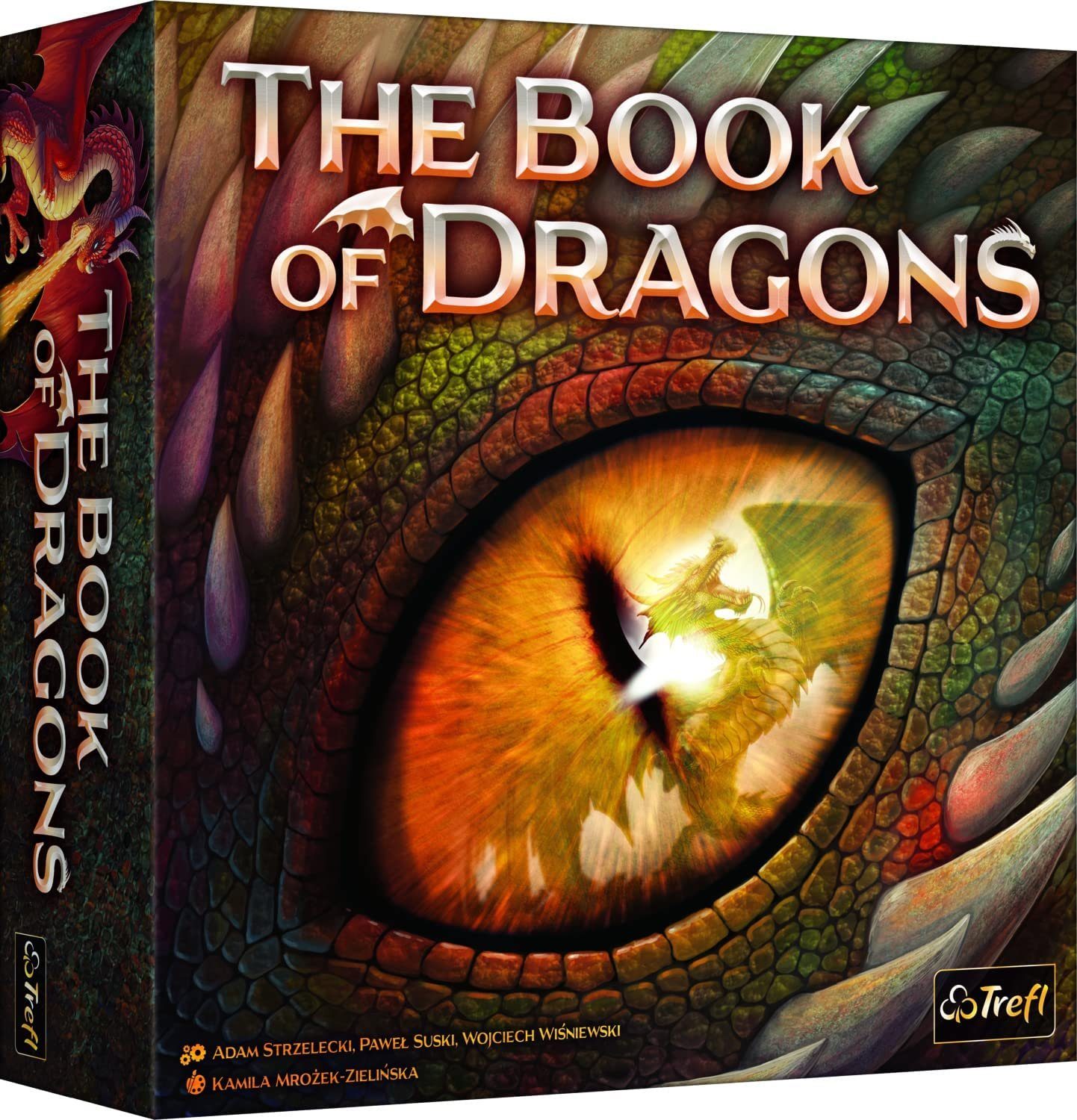 Trefl Spiel, Familienspiel Trefl 2402 The Book of Dragons, Würfelspiel, Made in Europe