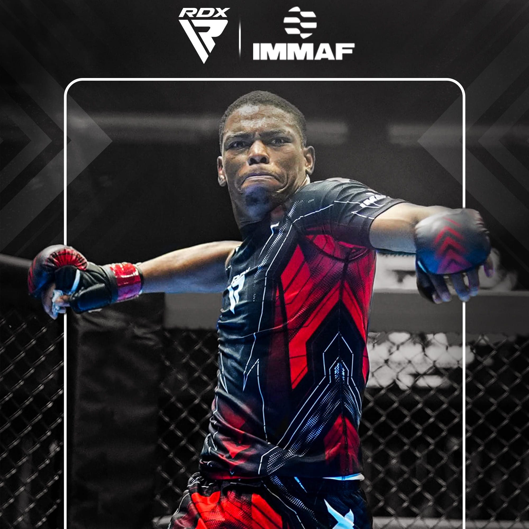 RDX Sports Trainingshandschuhe RDX IMMAF-zugelassene Sparring-Handschuhe für Training und Wettkampf