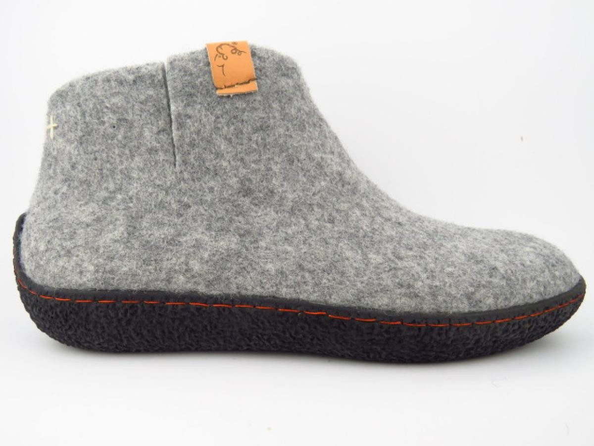 tofvel Rabara marble light grey Hausschuh