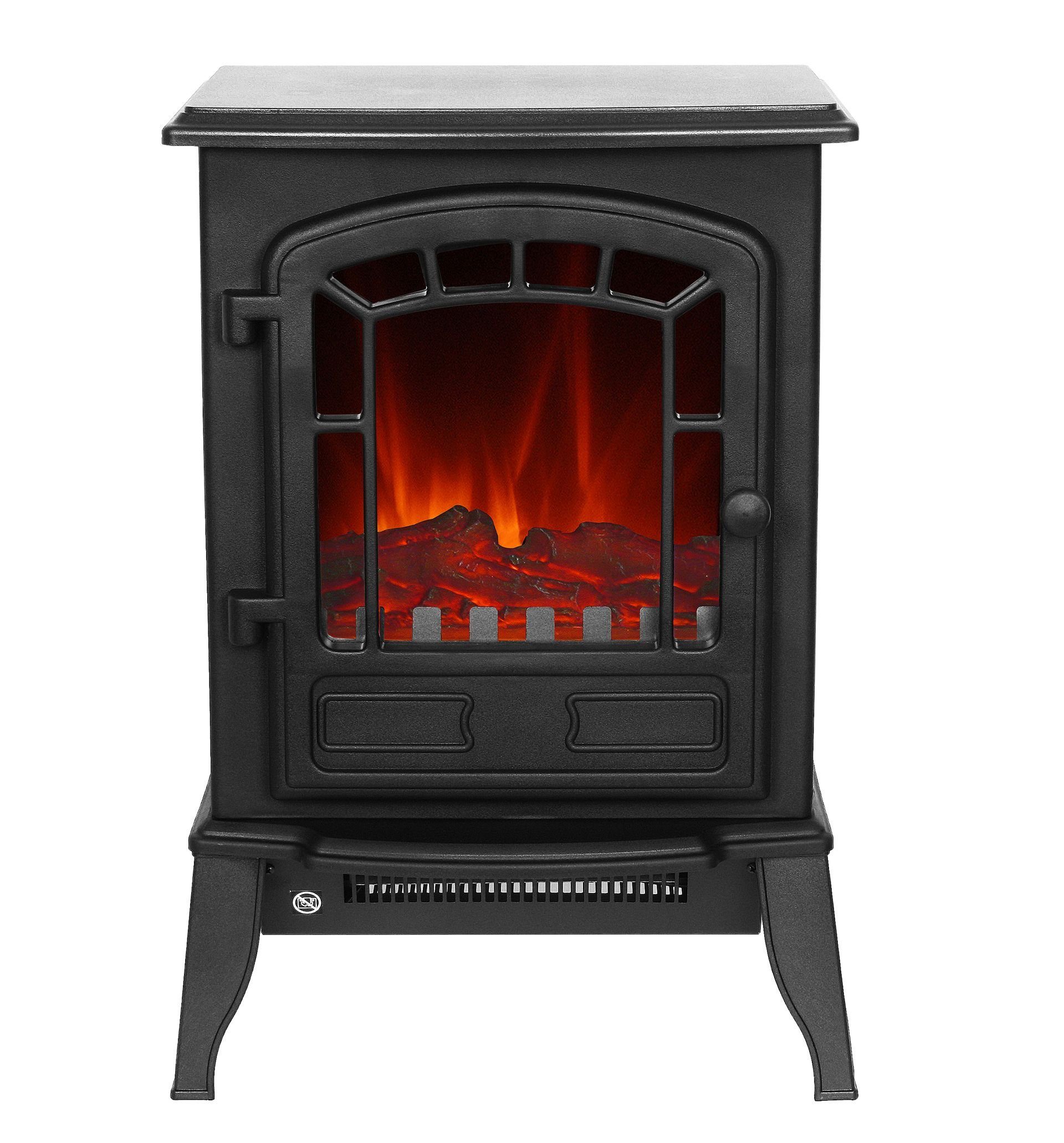 El Fuego Elektrokamin El Fuego® Elektrokamin "Como" Farbe schwarz, LED-Technik, äußerst realistischer Flammeneffekt