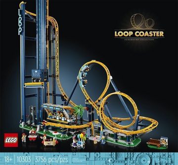 LEGO® Spielbausteine Icons 103030 Looping Achterbahn, (3756 St)