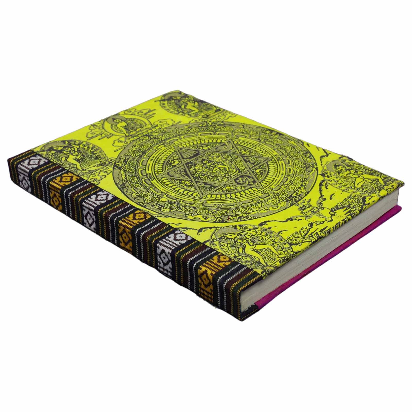 KUNST UND MAGIE Tagebuch Notizbuch Handgemacht Mandala Tagebuch Lokta Papier Poesie