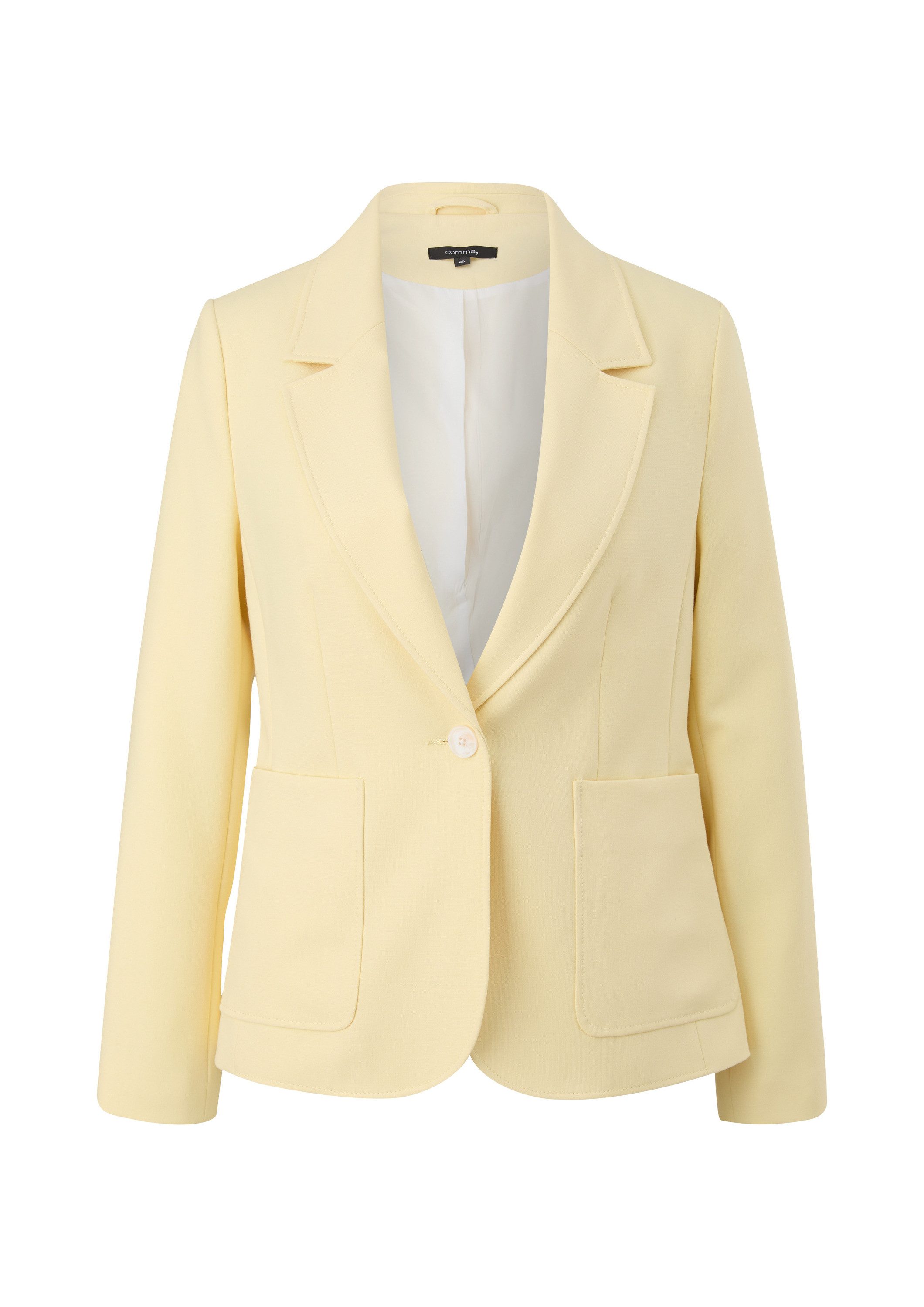 comma Jackenblazer Indoor-Blazer Blazer aus Viskosemix