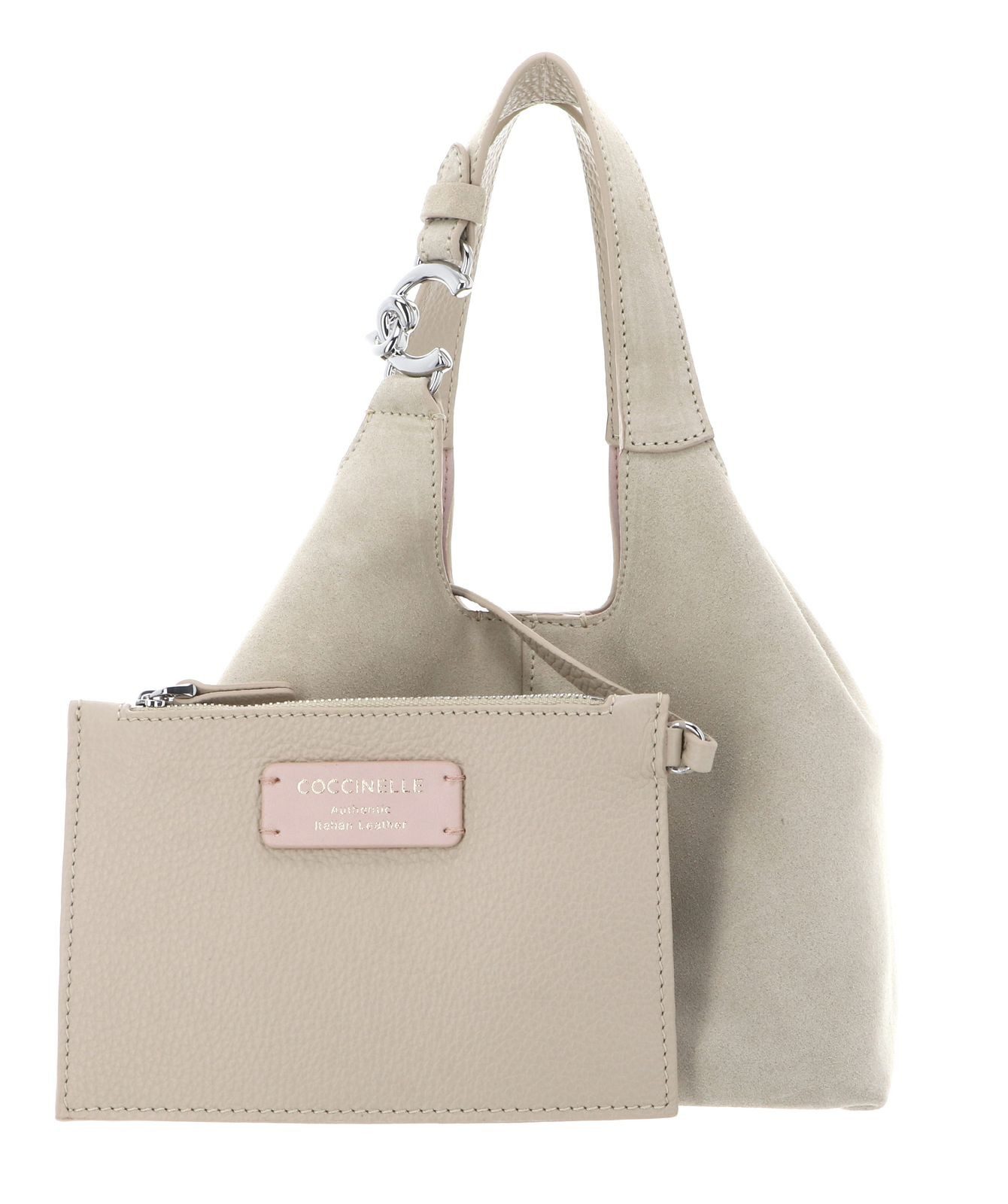 COCCINELLE Handtasche Handbag Suede (Set, 2-tlg), aus echtem Rindsleder günstig online kaufen