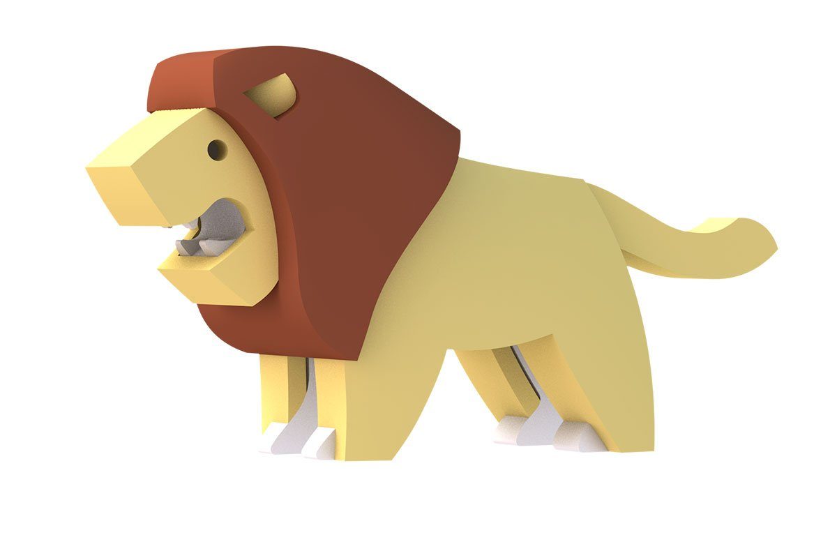 CHiLA 3D-Puzzle Halftoys, Puzzleteile