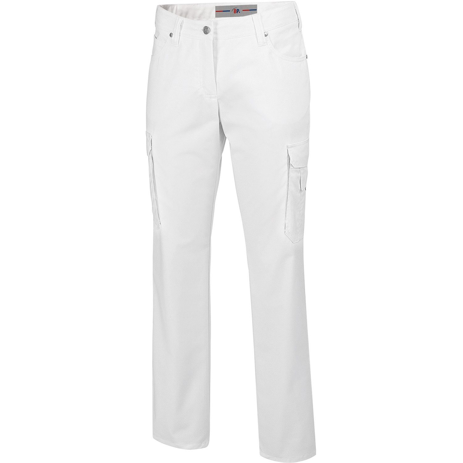 bp Arbeitshose Damen Stretch-Jeans "1642-686" Med & Care weiß