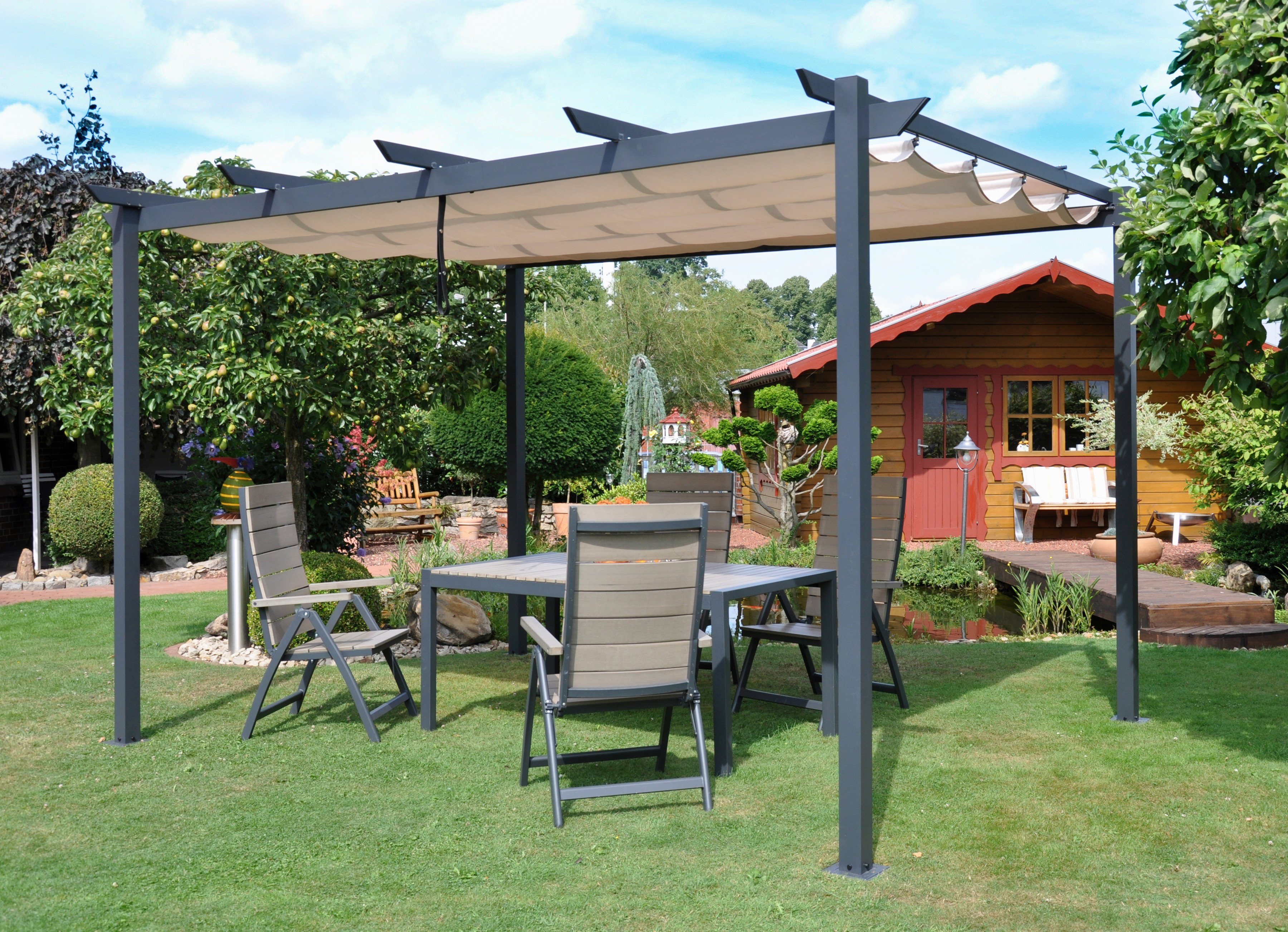 LECO Pavillon »Flachdachpergola 3 x 4 m«, 300 x 400 cm