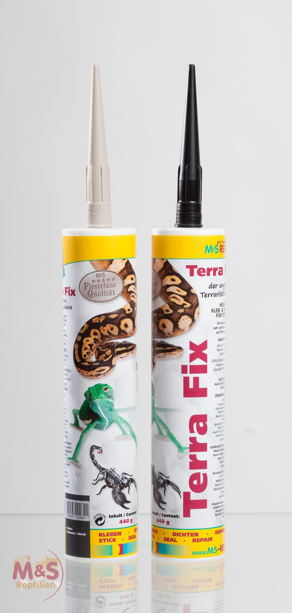Thumbnail - M&S Reptilien Terrarium Terra Fix - 290ml Kartusche - Farbe: beige (ehem. Terra Bond)