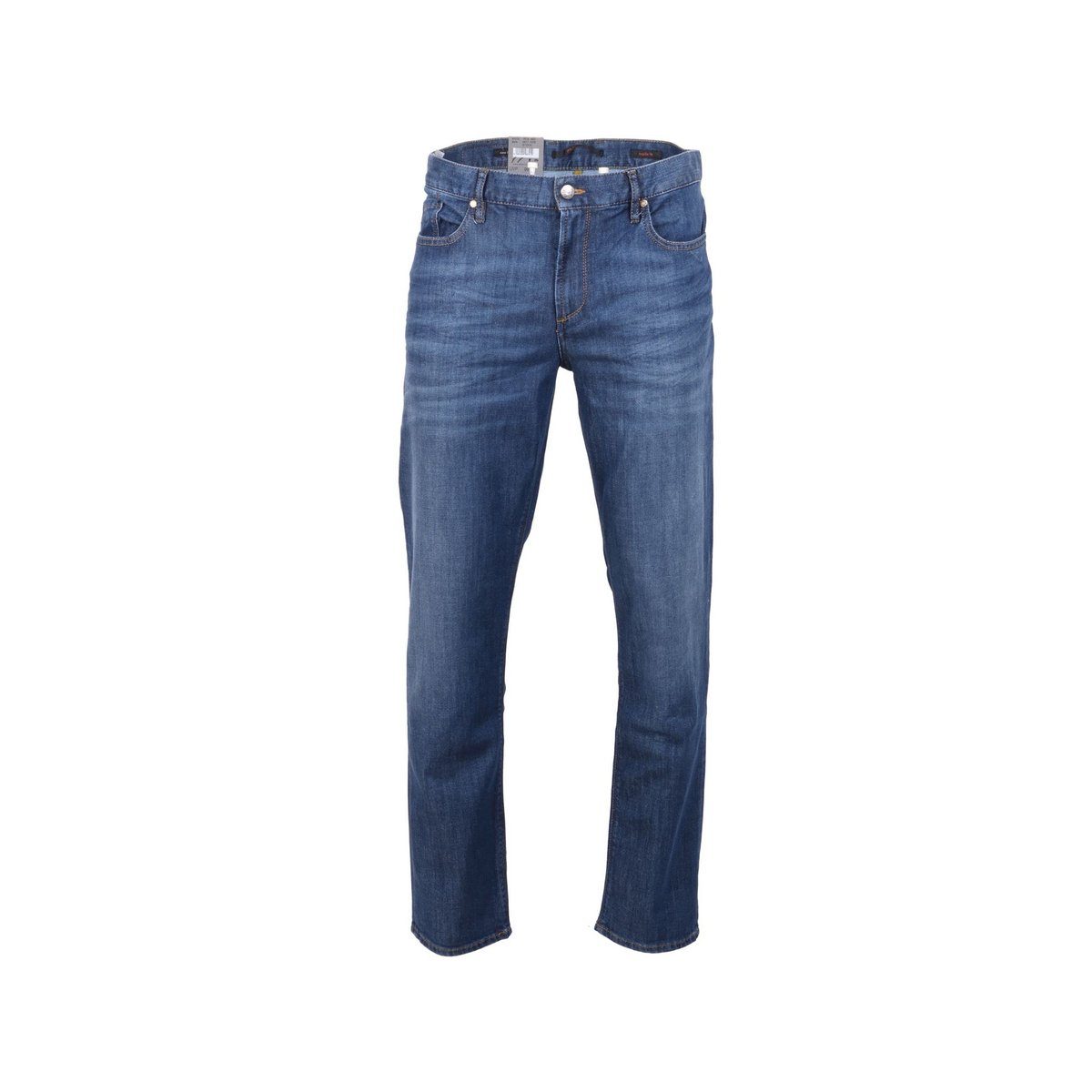 Alberto 5-Pocket-Jeans dunkel-blau (1-tlg)