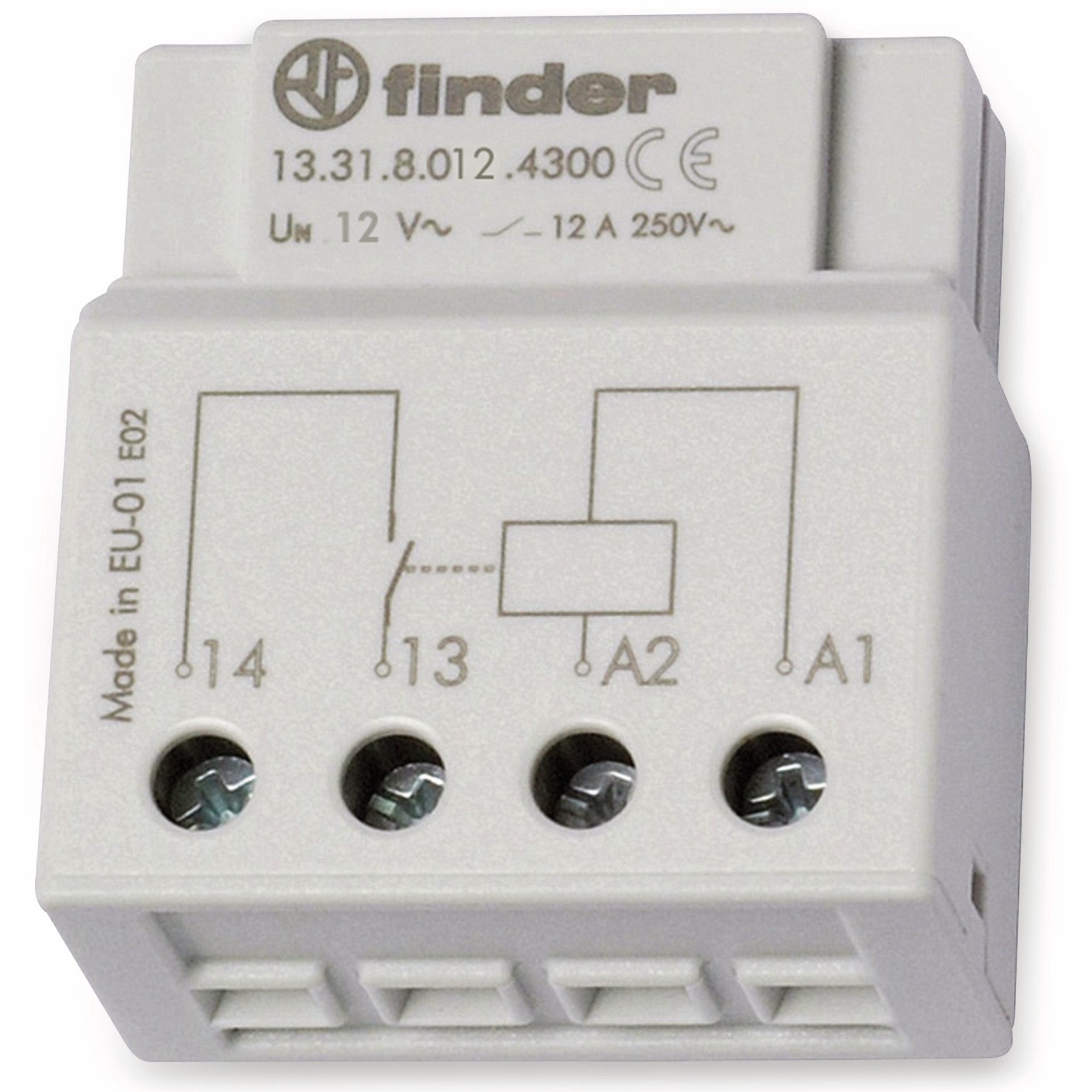 finder Relais-Modul FINDER Schaltrelais 12 V~, 12 A, 13.31.8.012.4300, UP