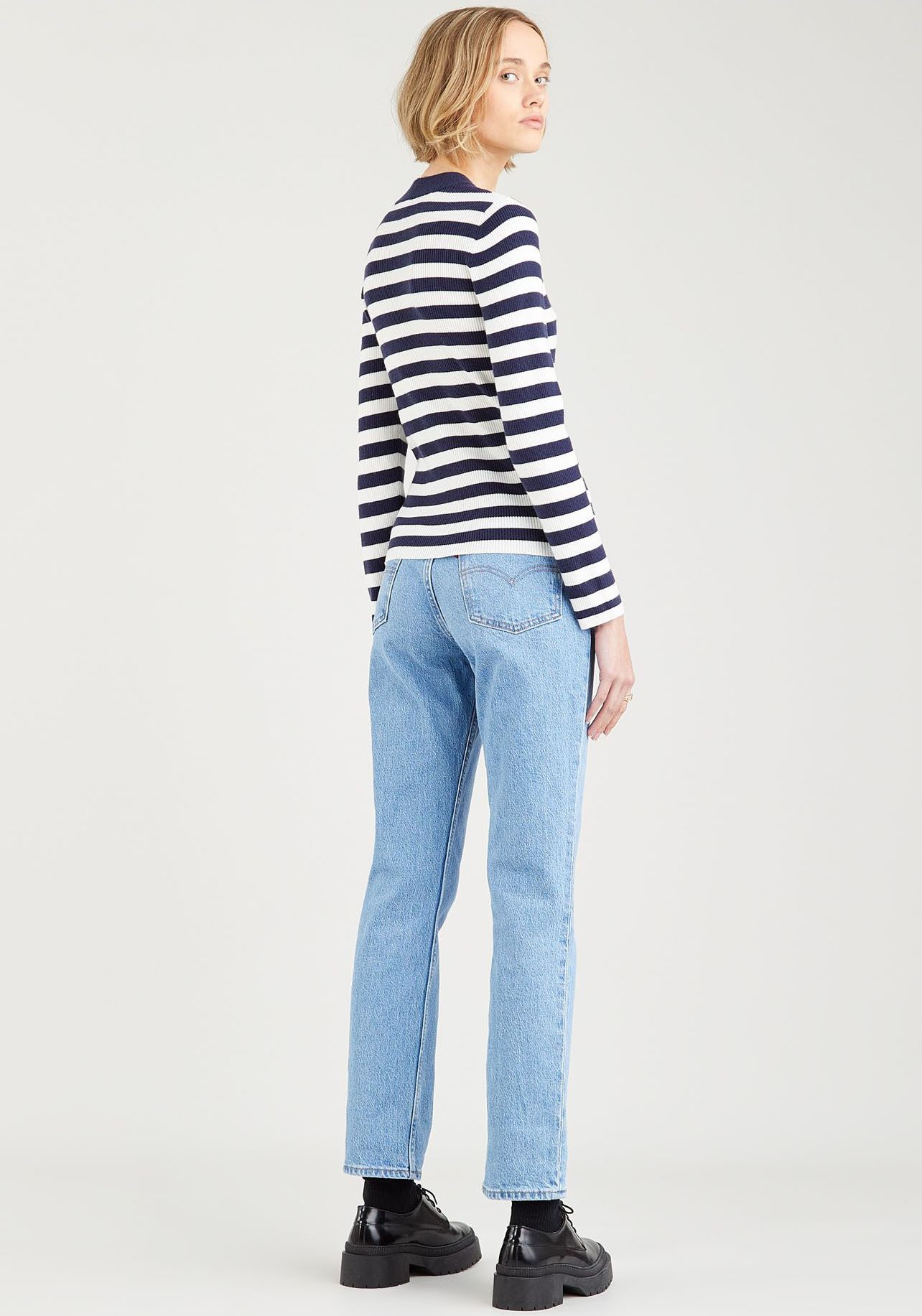 Levi's® Strickpullover RIB SWEATER mit Batwing Logo