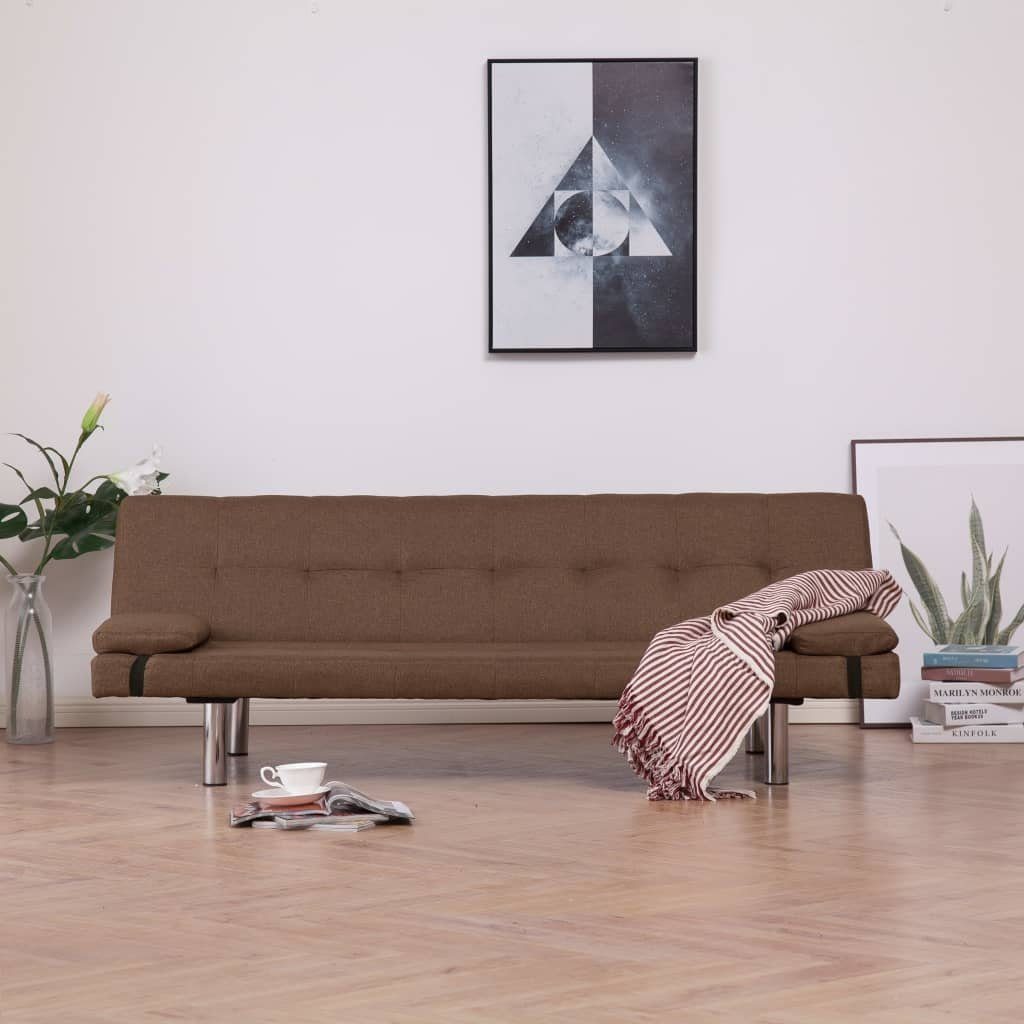 Sofa Friedenfels, möbelando in Braun cm, Stoff L/B/H: 168x77x66 aus