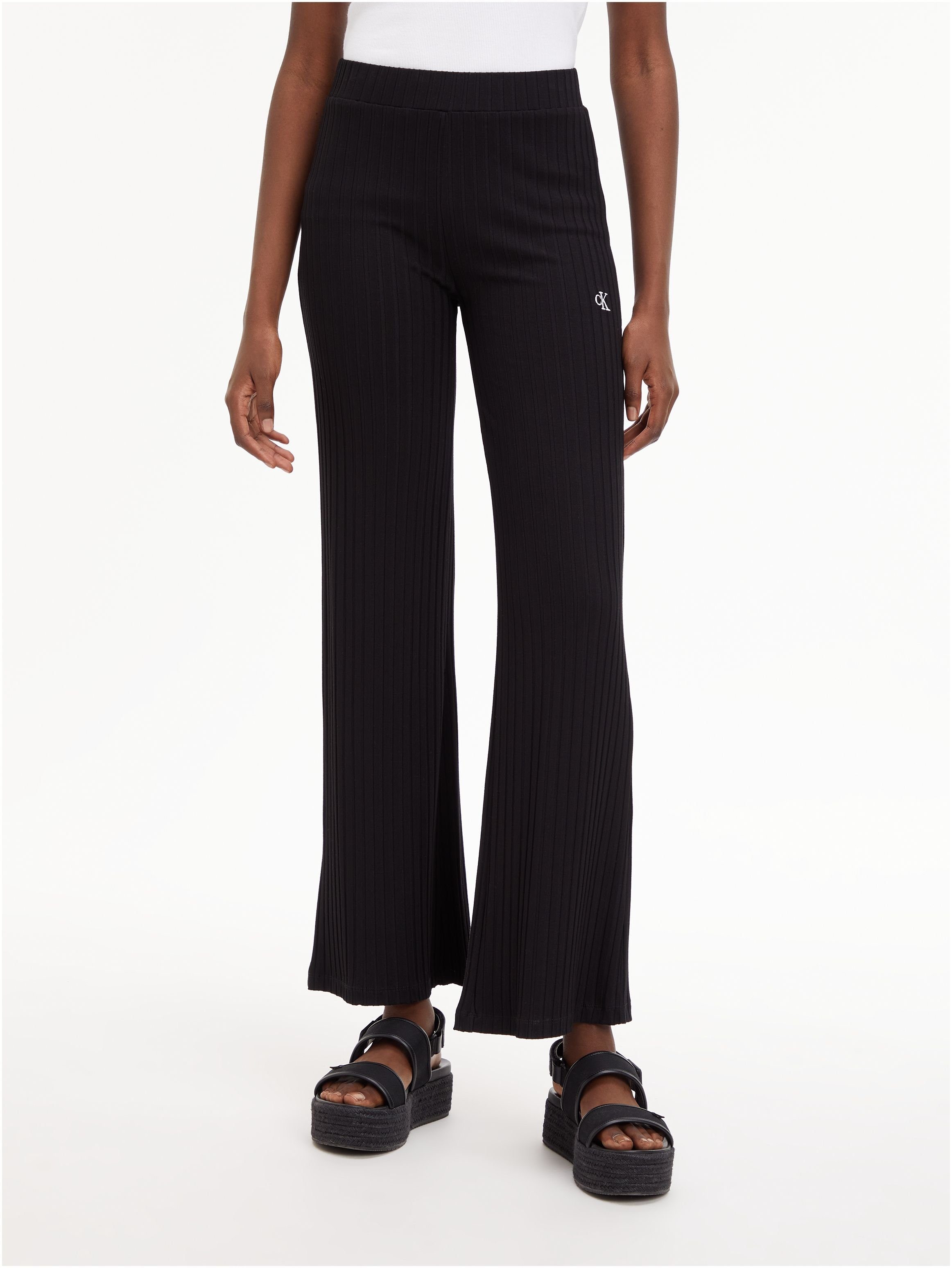 Calvin Klein Jeans Stretch-Hose schwarz