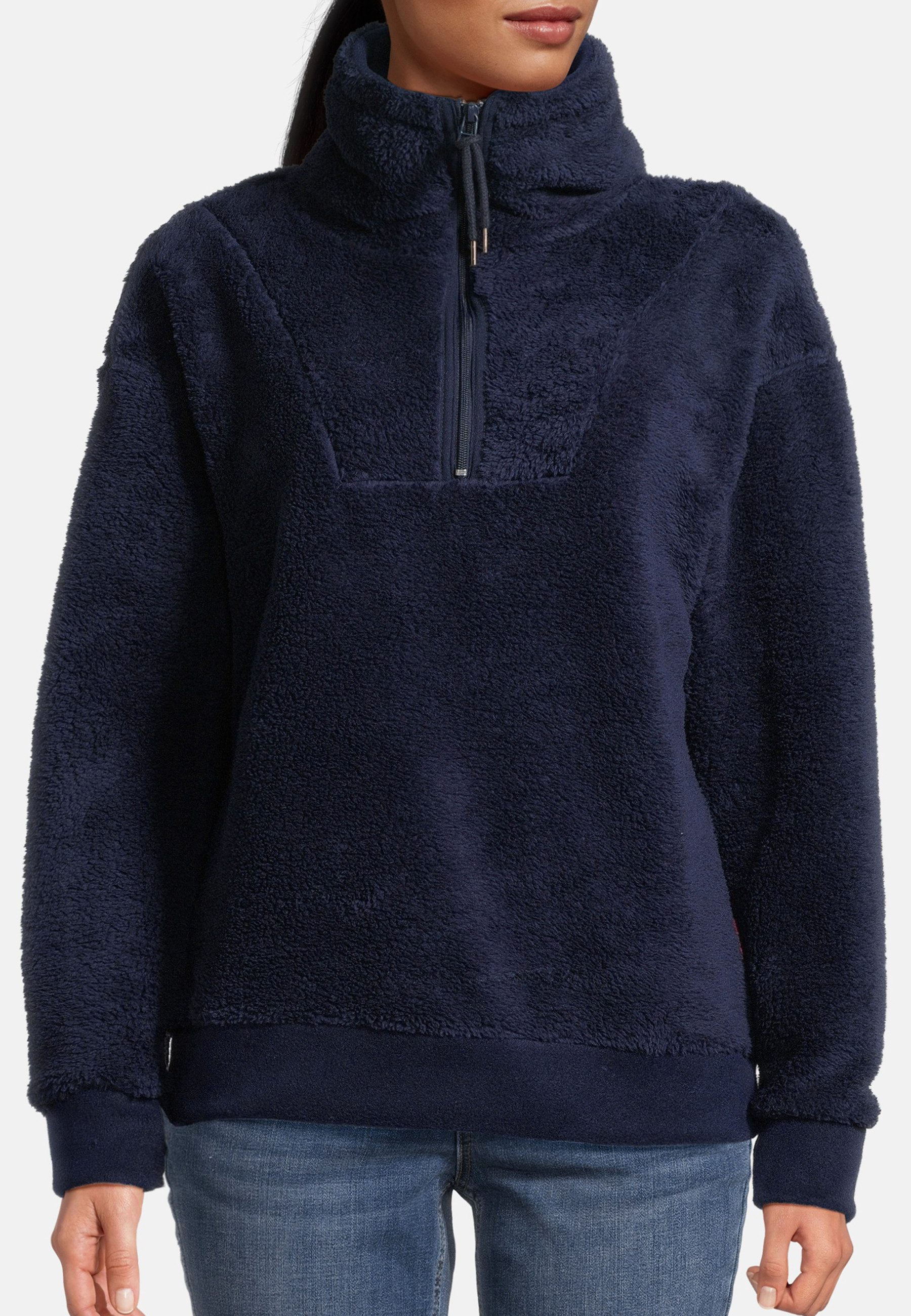 salzhaut Fleecepullover RAMMDÖSIG Damen Oversized salzhaut – nordisch frisch, lässig und frech für jeden Tag!