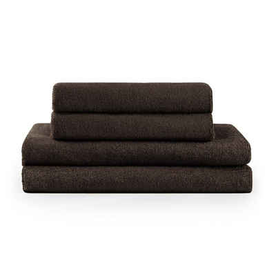 Blumtal Handtuch Set »Premium 4 oder 6-TLG. Frottier Handtücher Set - 100% Baumwolle« (Set, 4-tlg), 2 Badetücher 70x140 + 2 oder 4 Handtücher 50x100