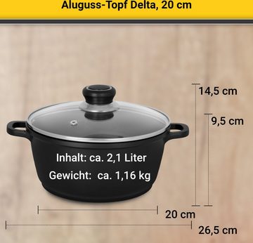 Krüger Fleischtopf Delta, Aluminiumguss, Induktion