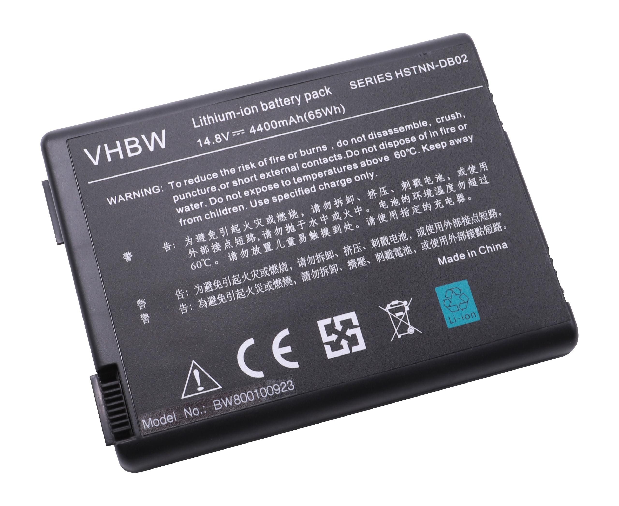 vhbw passend für HP Pavilion DL228AV, NX9100, NX9105, NX9110, NX9600, PP2200, PP2210, ZD8000, ZV5000 Notebook / Netbook (4400mAh, 14,8V, Li-Ion) Laptop-Akku 4400 mAh