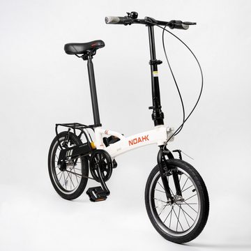 Olotos Faltrad NOAHK Faltbar-Fahrräder, Klapprad, 0 Gang, 16 Zoll mit Quick-Fold-System