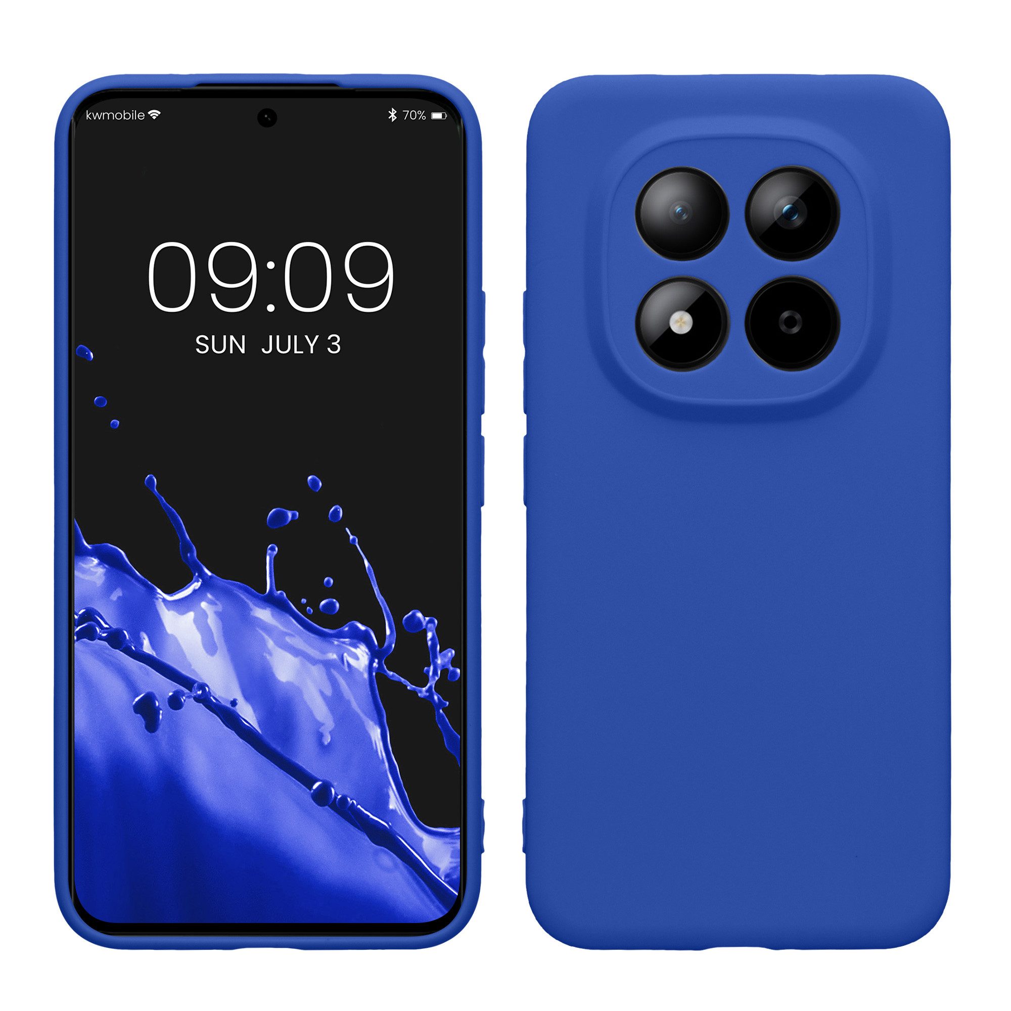 kwmobile Smartphone-Hülle Handyhülle für Xiaomi Redmi Note 15 Pro+ 5G / Poco M8 Pro 5G Hülle, Weiches Handy Silikon Case - Schutzhülle Cover