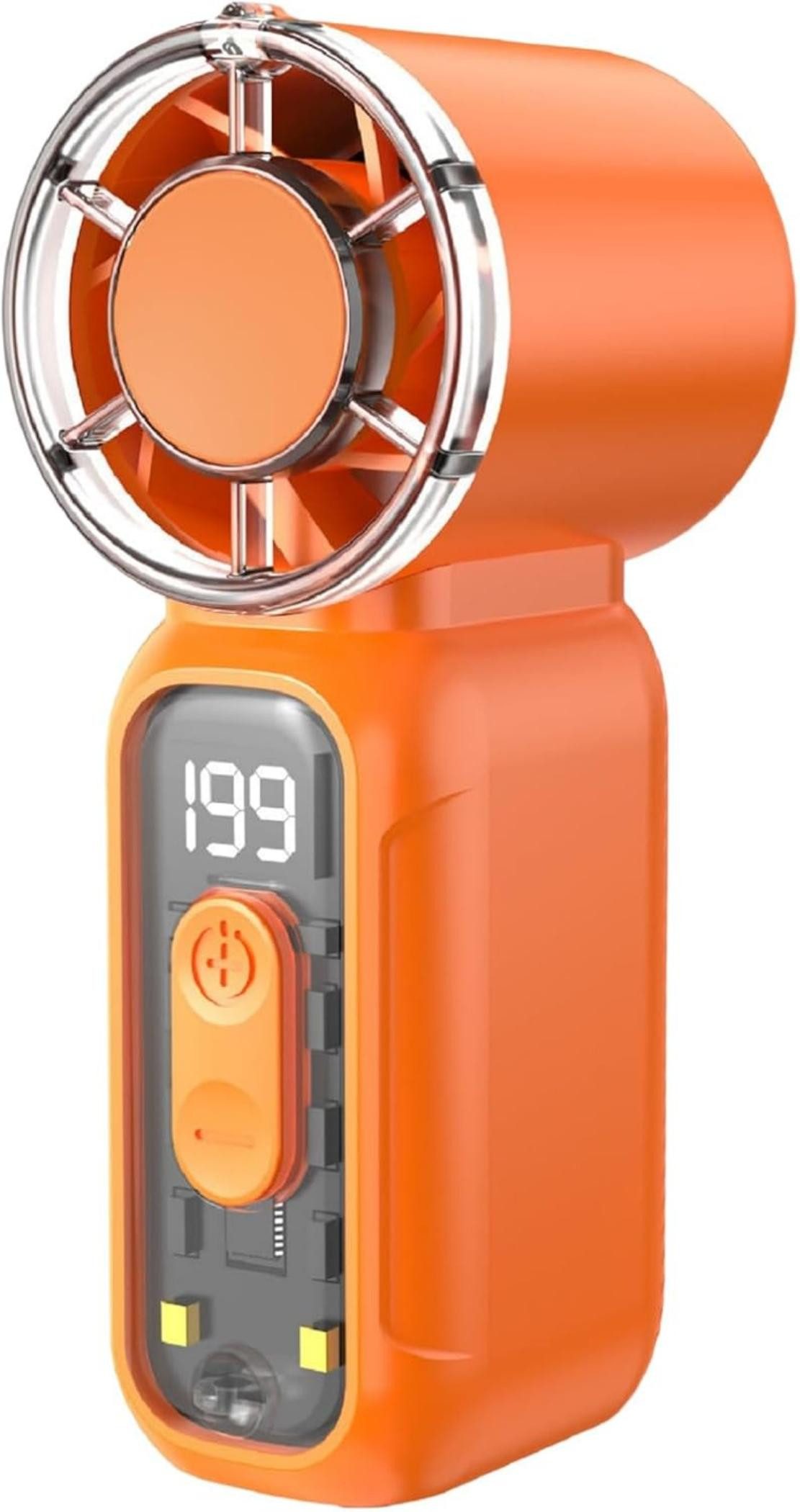 Bomiclss Handventilator Tragbar Handventilator Turbo Ventilator mit 199 Geschwindigkeitsstufen