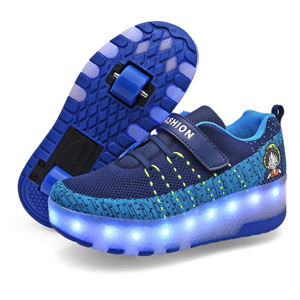 BESPORTBLE Rollschuhe Mit LED Licht - Verstellbar & Sicher Für Kinder Outdoor