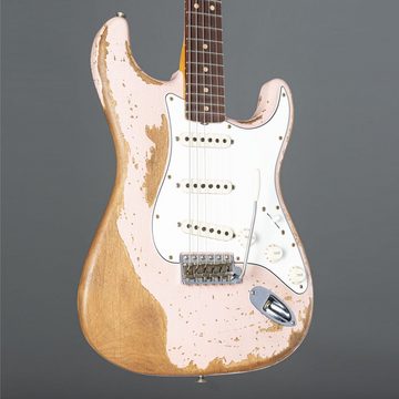Fender E-Gitarre, '63 Stratocaster Super Heavy RW Shell Pink #133070 - Electric Guitar, '63 Stratocaster Super Heavy Relic RW Shell Pink #133070 - E-Gitarre