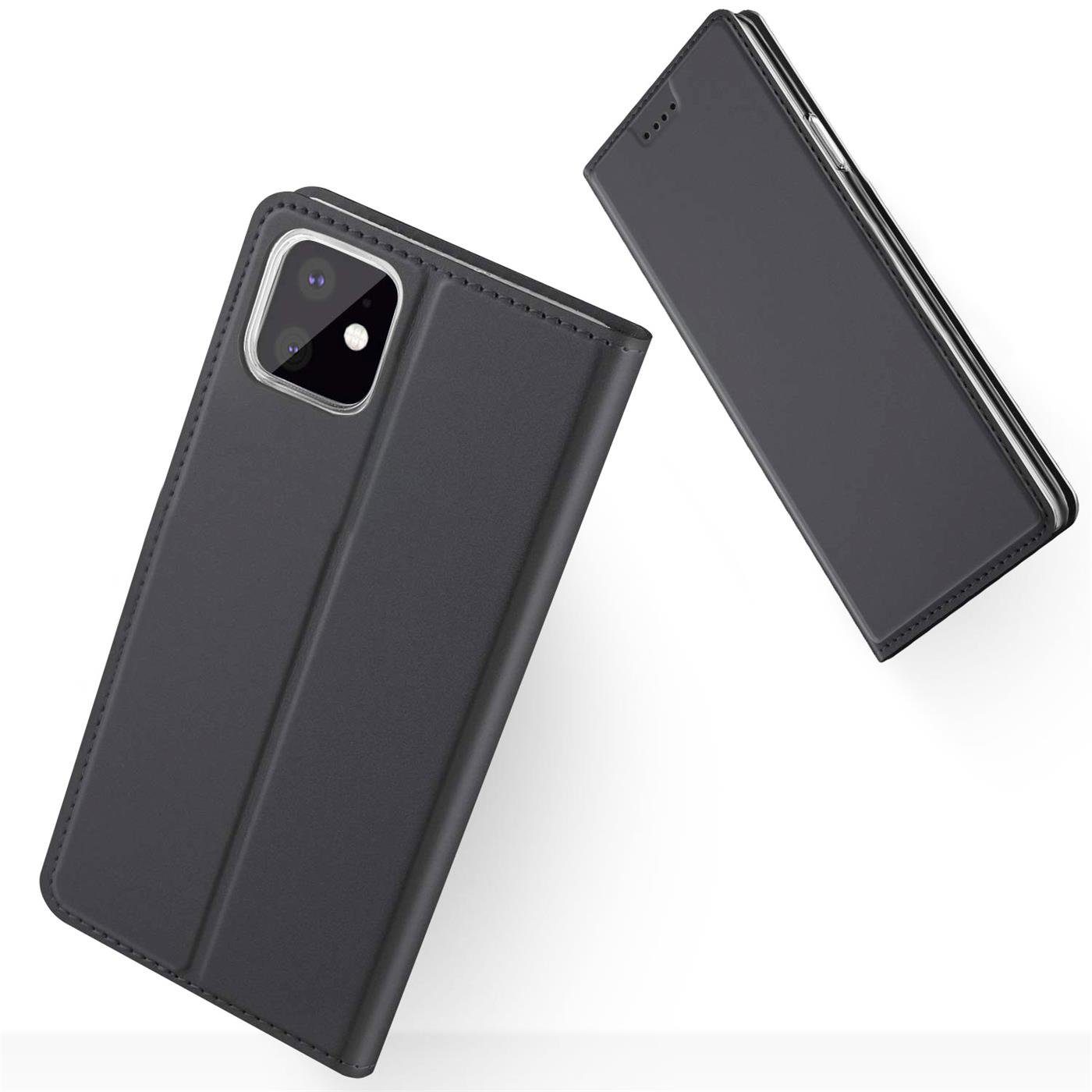 CoolGadget Handyhülle Magnet Case Handy Tasche für Apple iPhone 11 6,1 Zoll, Hülle Klapphülle Ultra Slim Flip Cover für iPhone 11 Schutzhülle