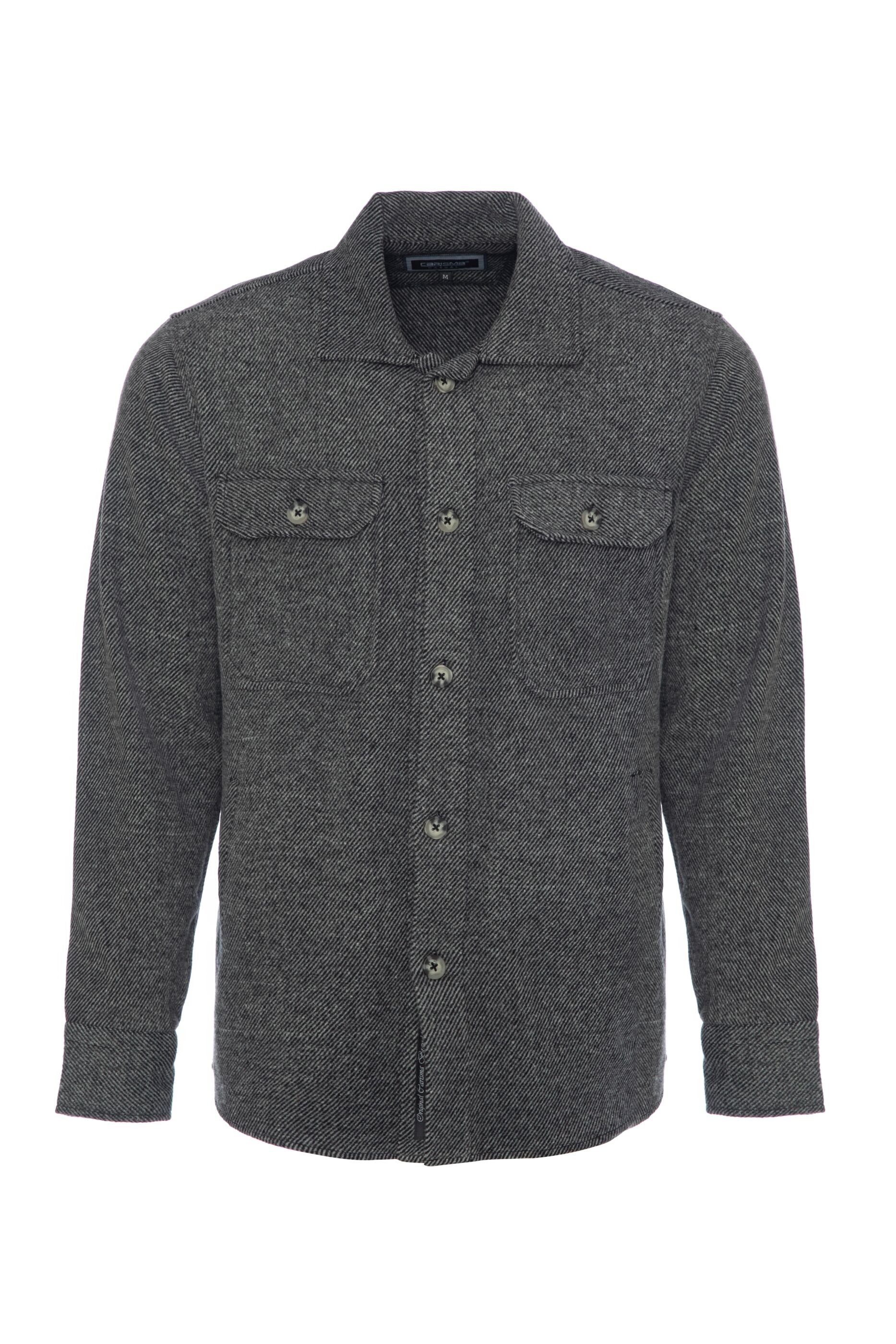 CARISMA Langarmhemd Hemdjacke mit Seitentaschen mit günstig online kaufen