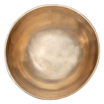XDrum Klangschalen Therapeutische Klangschale Ton A - 18 cm, handgemachte Bronzelegierung für Stirnchakra (Ajna)