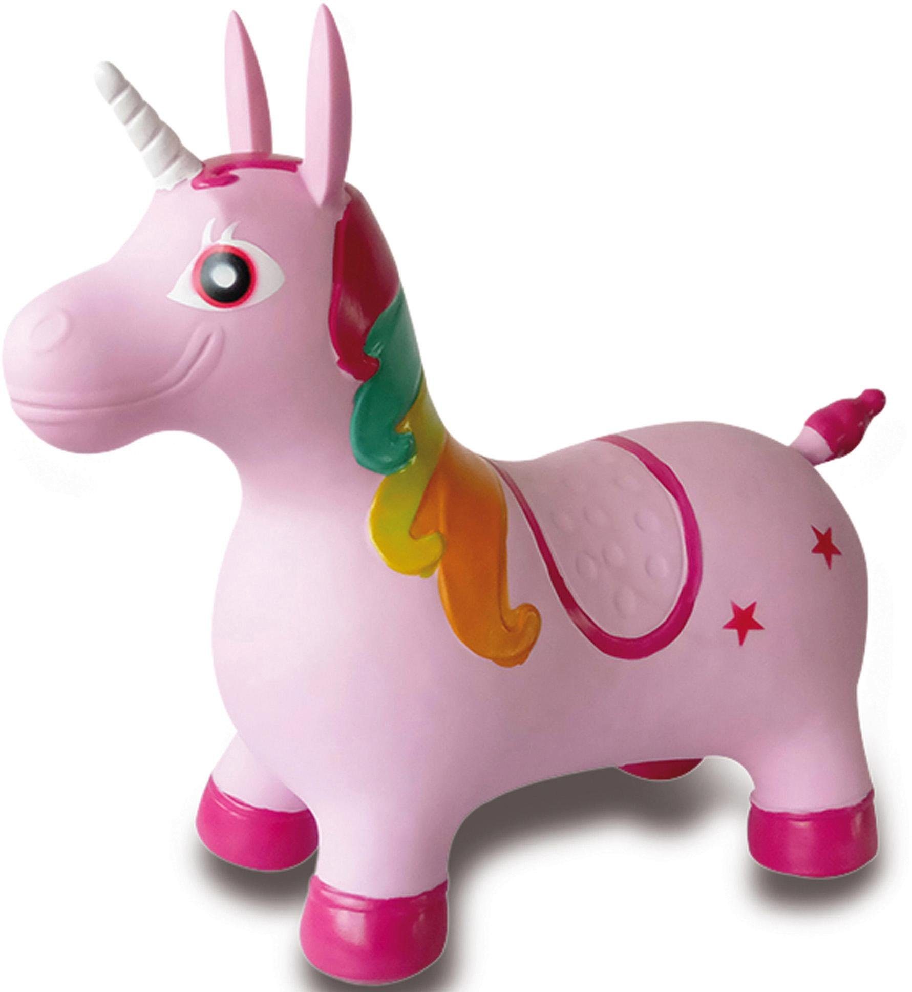 Jamara Hüpftier Einhorn, inkl. Luftpumpe