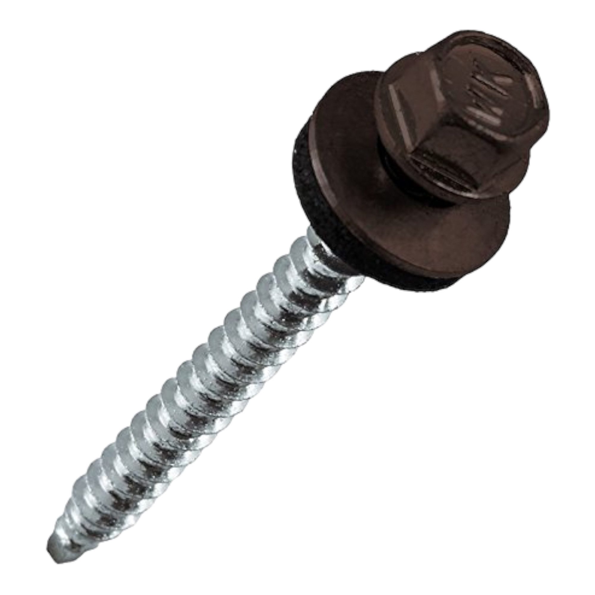 Schrauben-Set 250 Stück Trapezblechschrauben Bohrschrauben 4,8 x 35mm Ral 8017