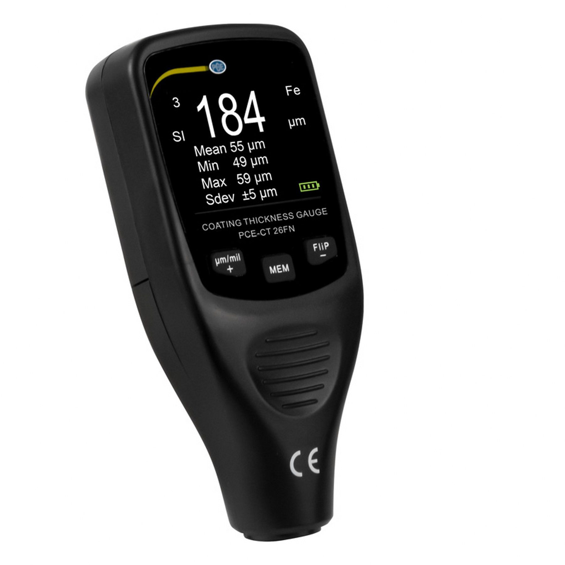 PCE Instruments Schichtdickenmessgerät Schichtdickenmessgerät, Dickenmessgerät, schnelle Messung
