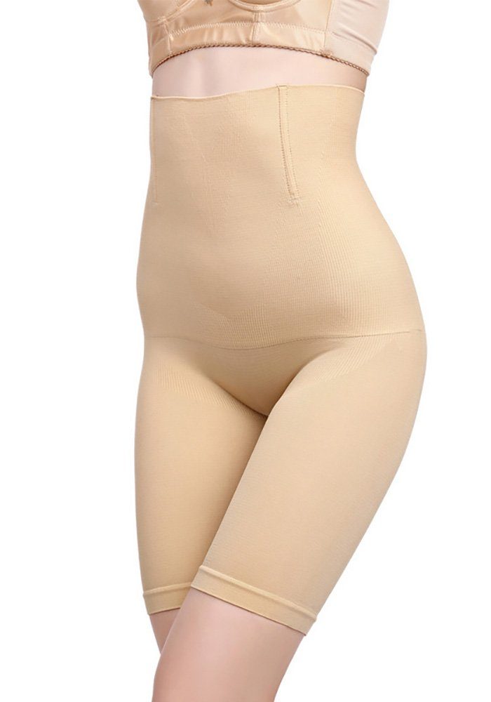 Lovolotti Taillenshaper High Waist Panty LO-L80 (Shapewear Bauchweg) Hipster Miederhose Sexy Unterhose mit Shaping Effekt Beige