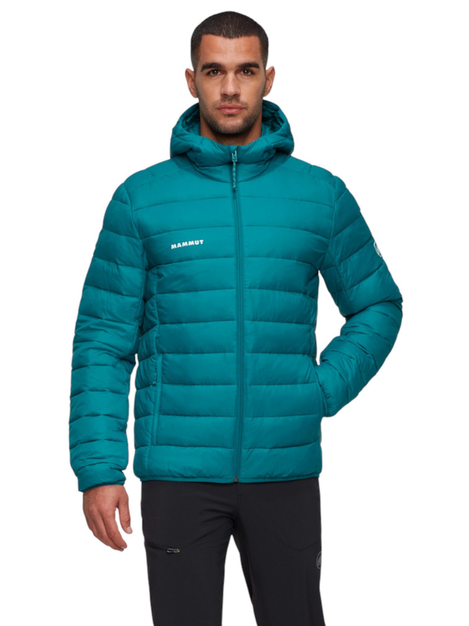 Mammut Winterjacke Crag Insulated Hooded (warm, leicht) tealblau Herren günstig online kaufen