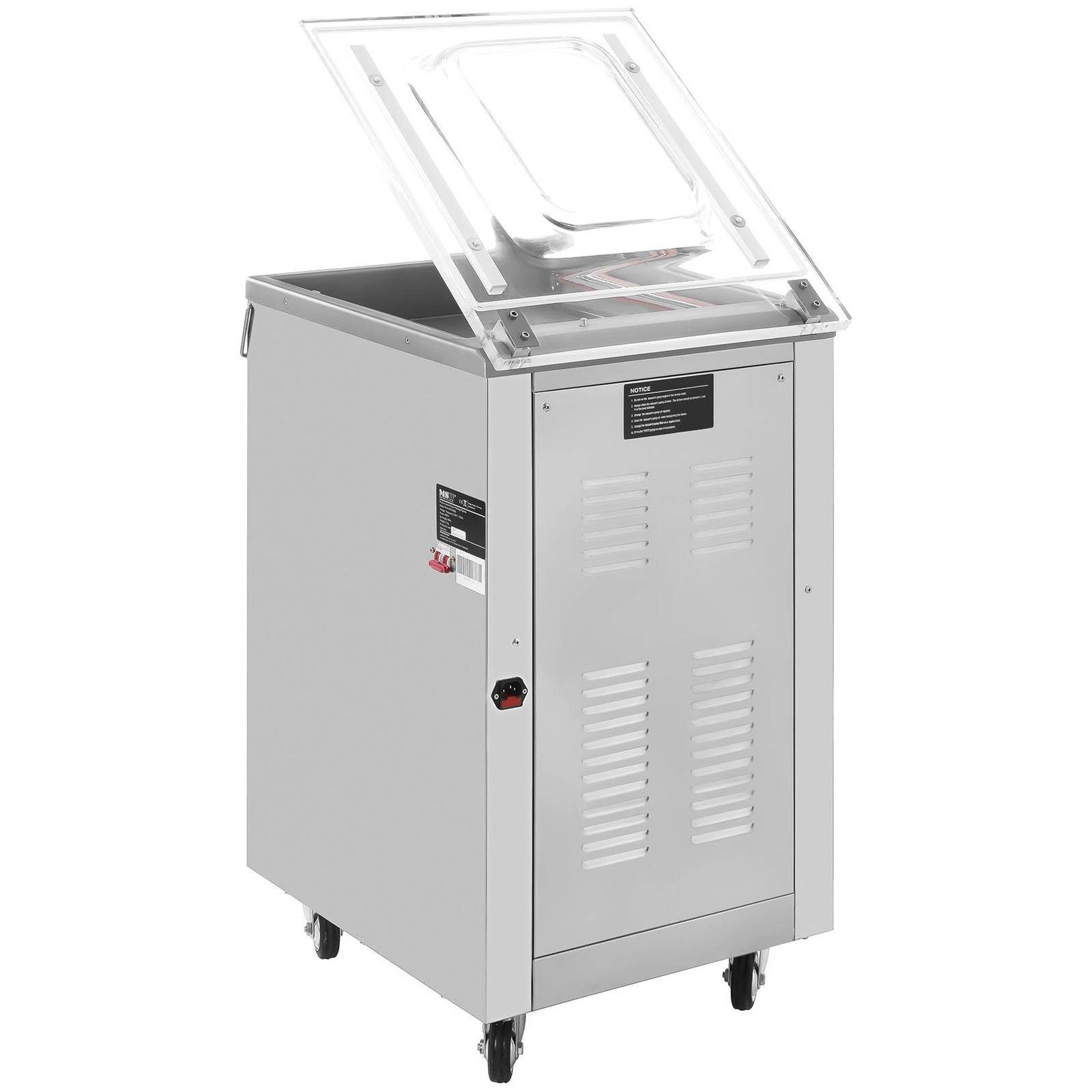 MSW Vakuumierer 20m³/h Profi Vakuumiergerät Standgerät 900 W Kodierfunktion, 900W